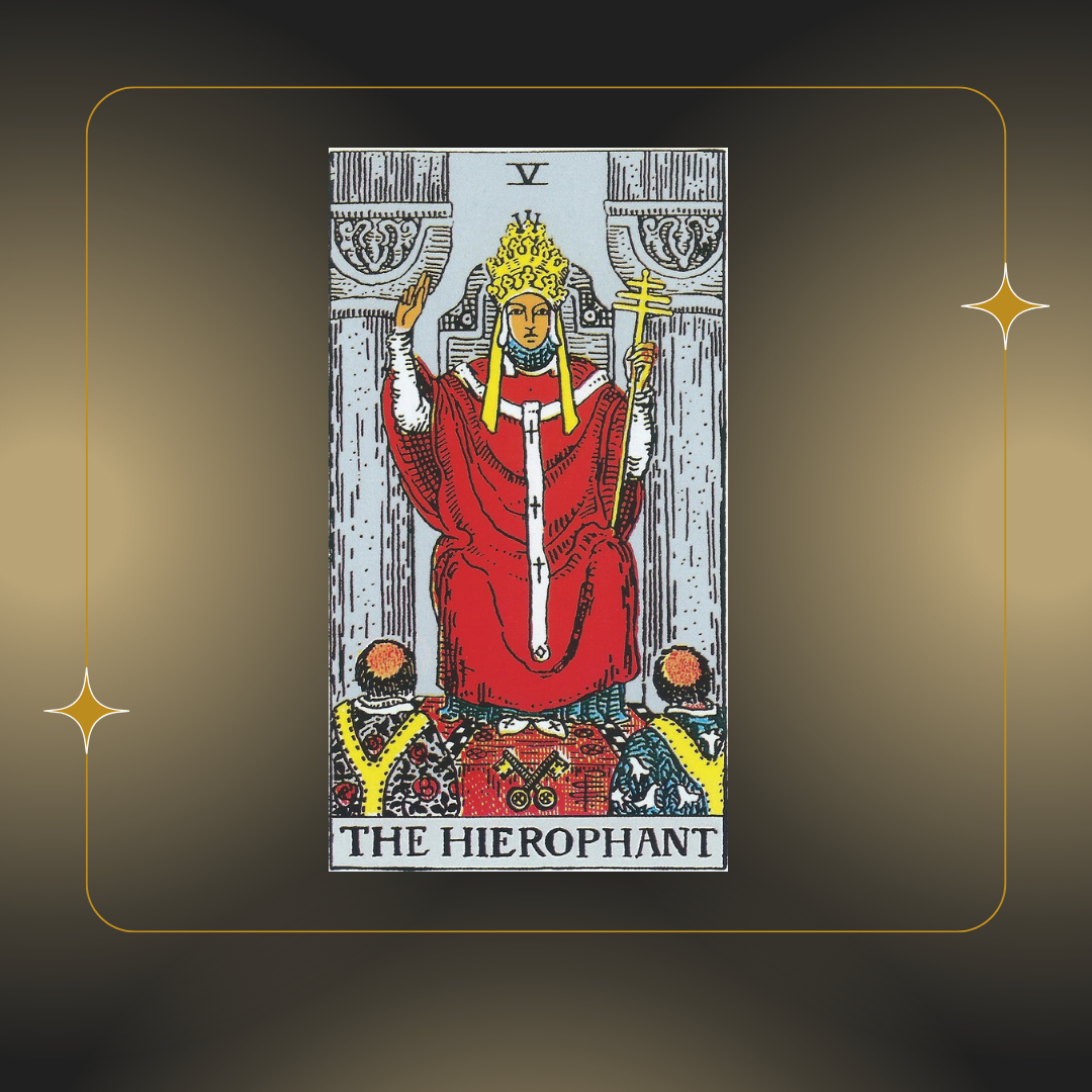 Card No: V. The Hierophant – TEVADA Tarot Card No: V. The Hierophant – TEVADA Tarot