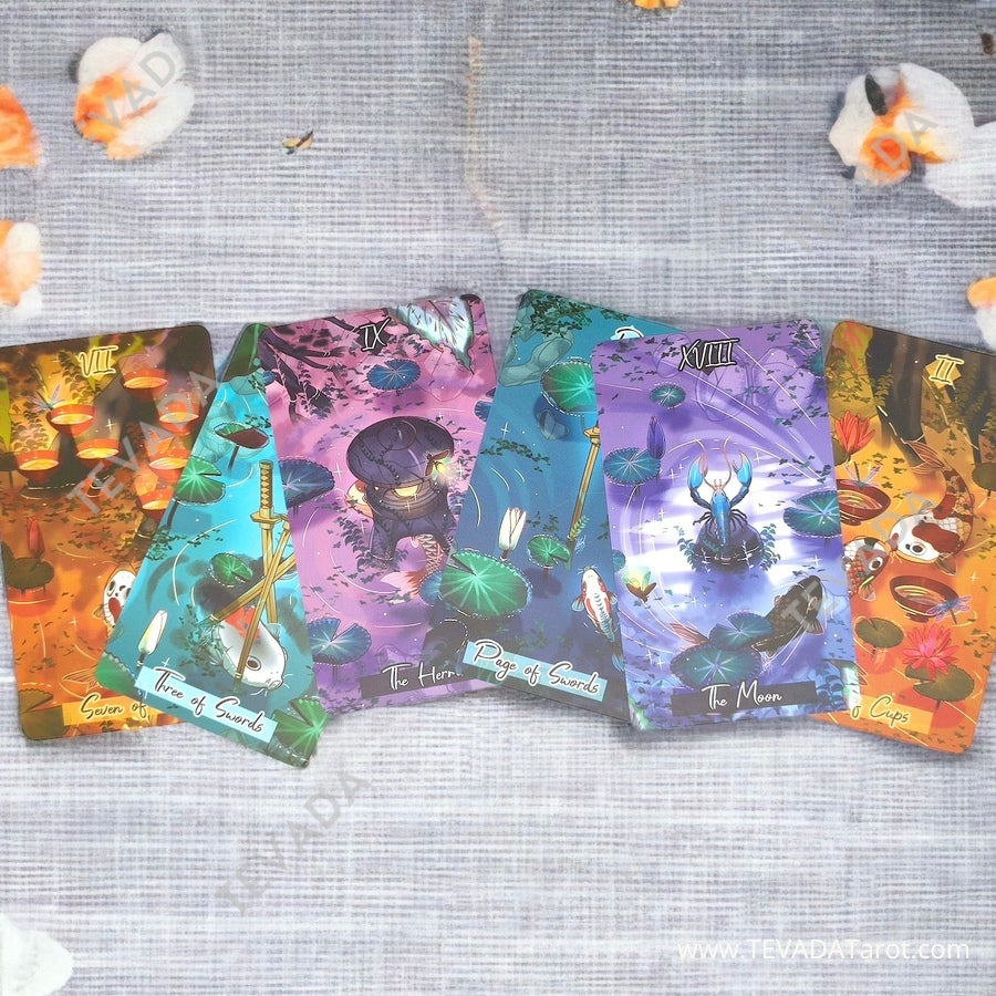 Connect with the spirit of these majestic creatures and experience the power of the Nishikigoi Tarot, a 78-card tarot deck that will guide you on your journey of self-discovery.