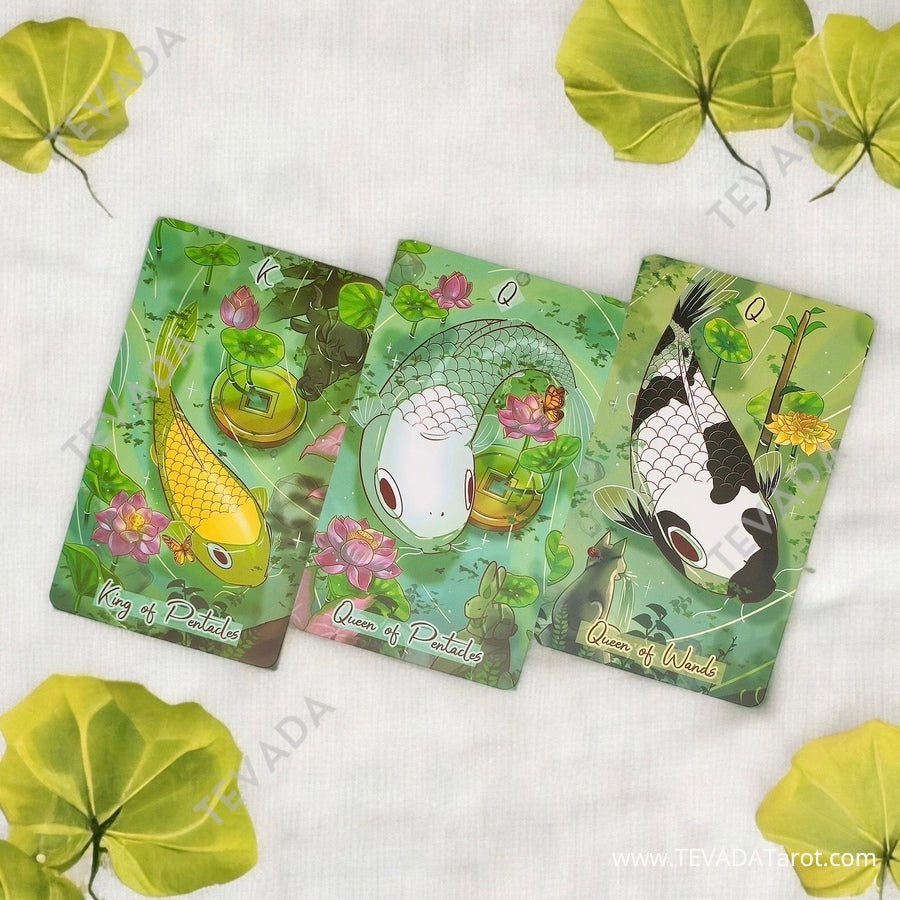 Connect with the spirit of these majestic creatures and experience the power of the Nishikigoi Tarot, a 78-card tarot deck that will guide you on your journey of self-discovery.