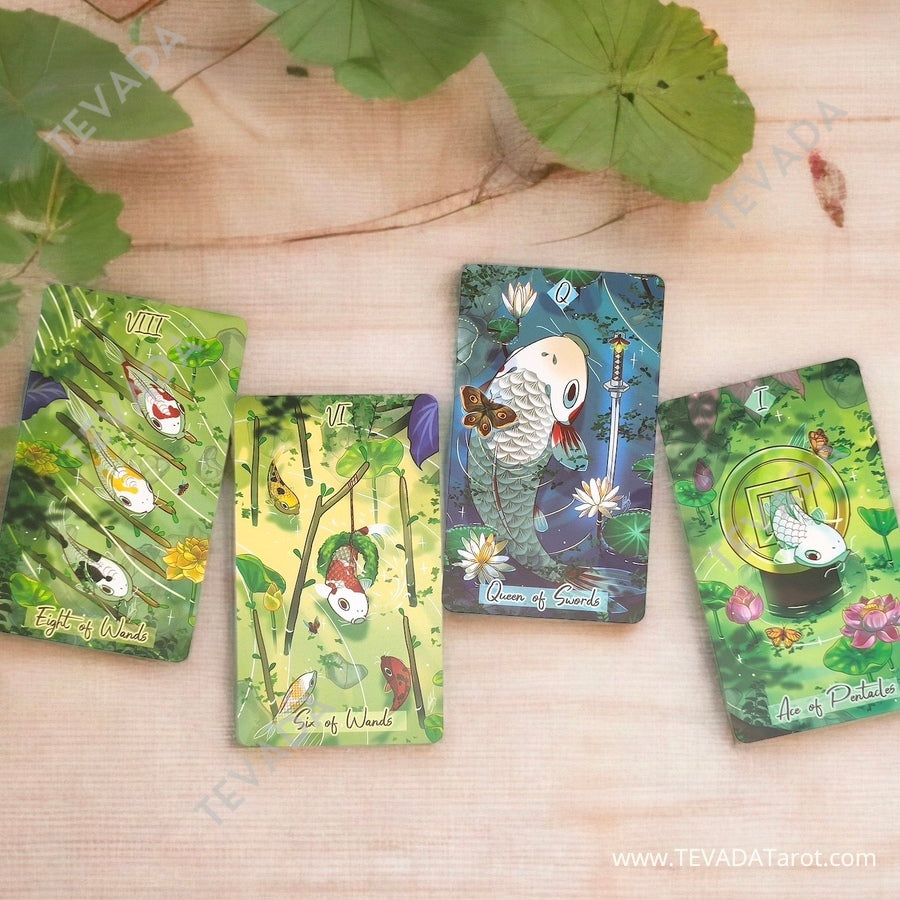 Connect with the spirit of these majestic creatures and experience the power of the Nishikigoi Tarot, a 78-card tarot deck that will guide you on your journey of self-discovery.