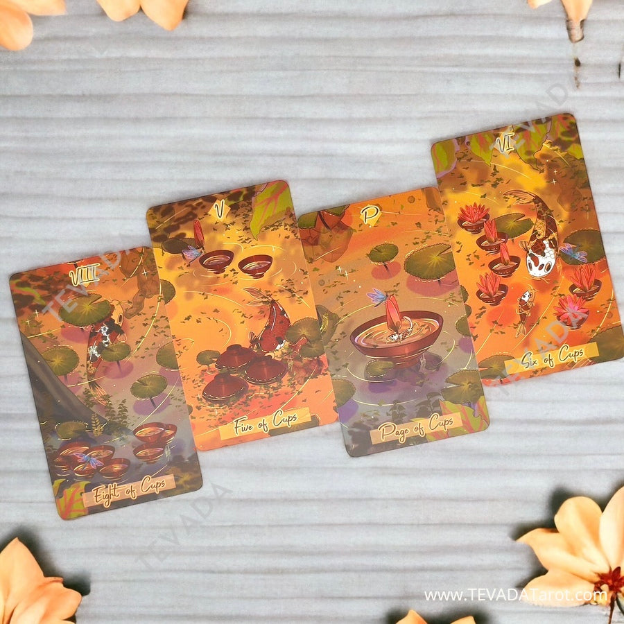 Connect with the spirit of these majestic creatures and experience the power of the Nishikigoi Tarot, a 78-card tarot deck that will guide you on your journey of self-discovery.