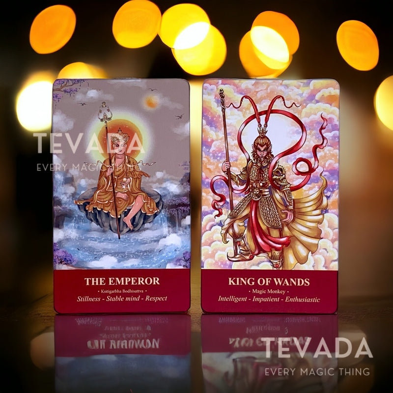 Journey into enchantment with Guanyindi Tarot – a religion deck merging intuition and magic. Illuminate your path to well-being and spiritual joy.