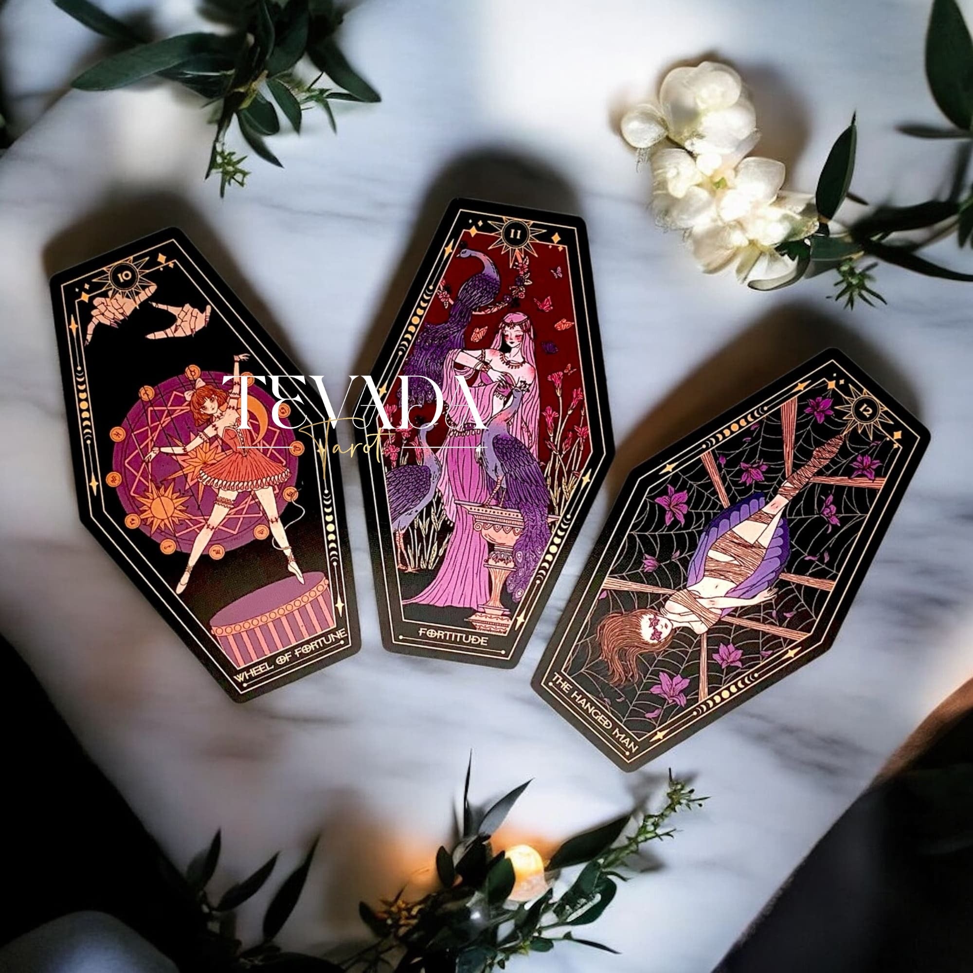 Discover the Aisling Tarot Gilded Edition—78 richly illustrated cards in a dreamlike vintage style designed for intuitive guidance and magical divination.