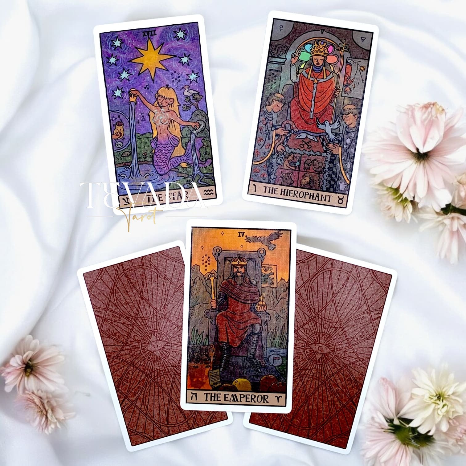 Jeu de tarot pour débutant facile à lire, jeu d&