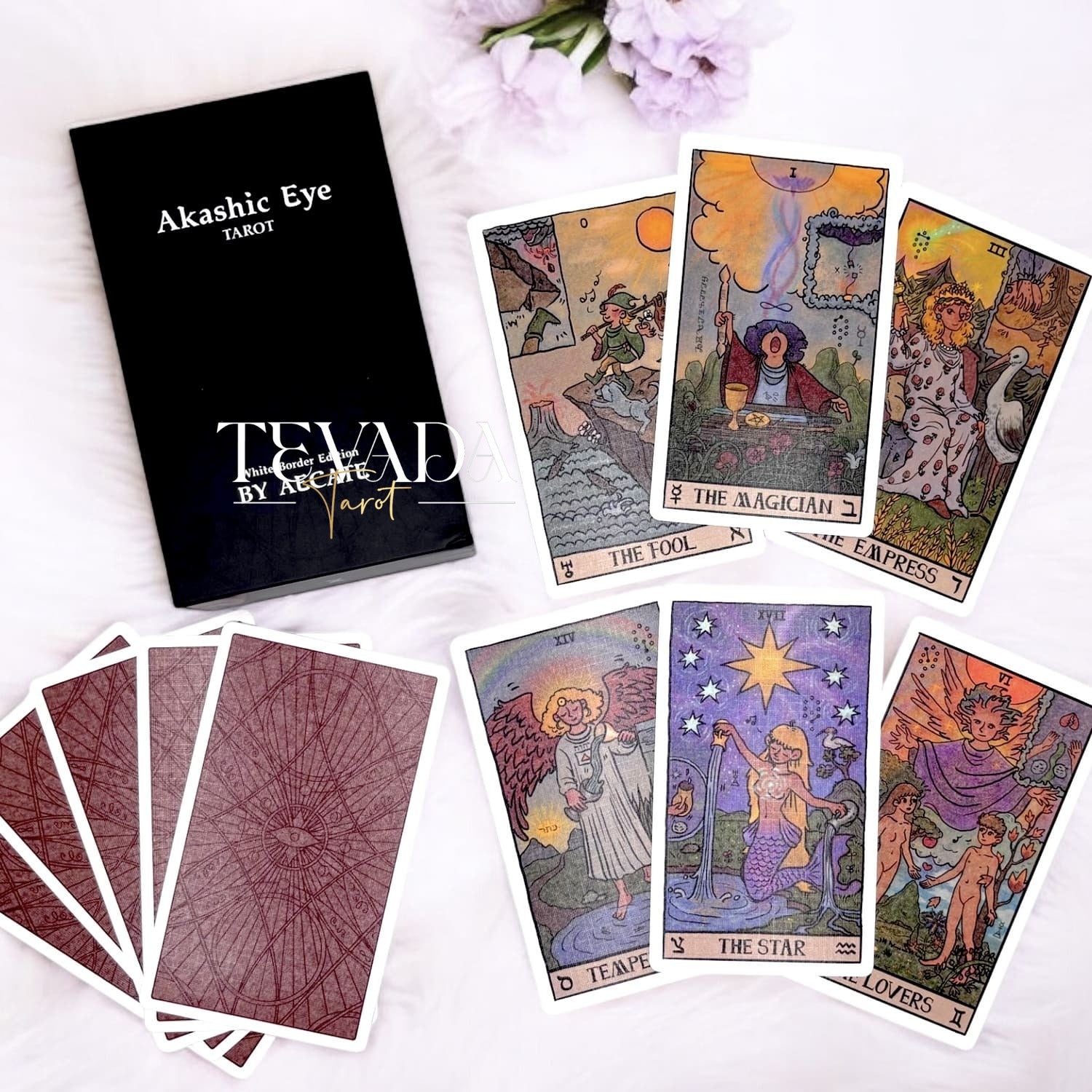 Jeu de tarot pour débutant facile à lire, jeu d&