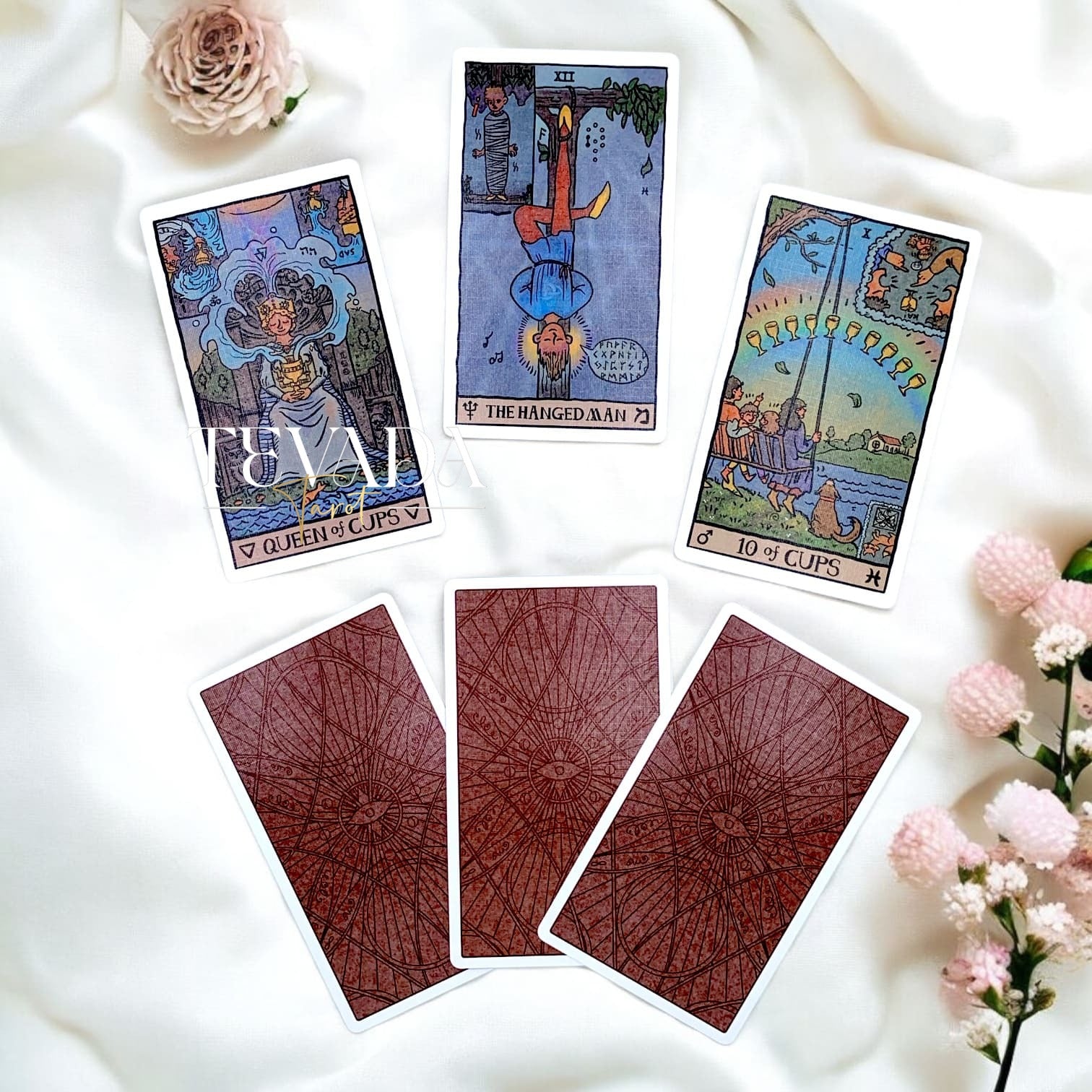 Jeu de tarot pour débutant facile à lire, jeu d&