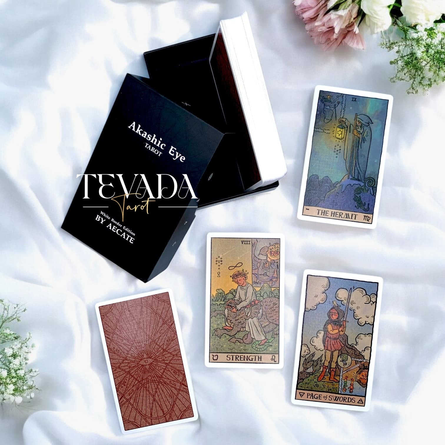 Jeu de tarot pour débutant facile à lire, jeu d&