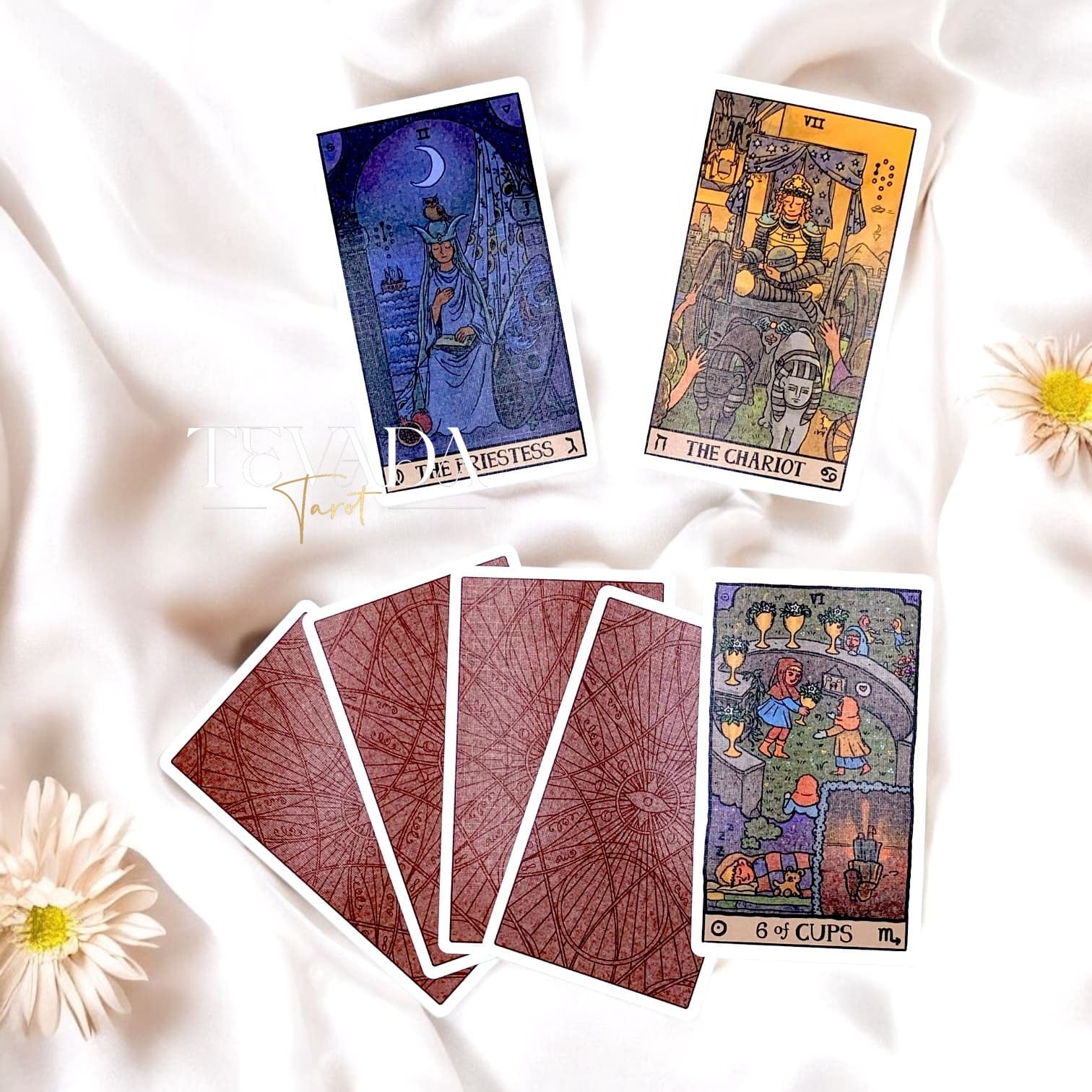 Jeu de tarot pour débutant facile à lire, jeu d&