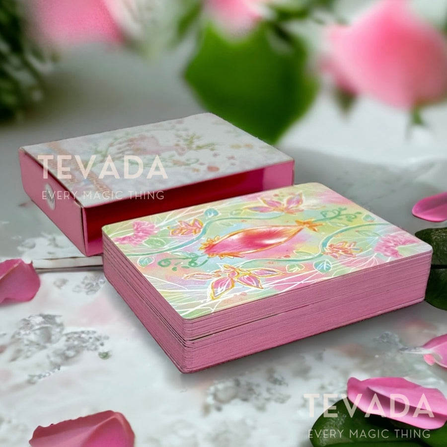 Unlock the magic of the Blooming Dreamscape Lenormand deck! Ethereal, pink-hued cards for intuitive readings that guide you through life's challenges. Perfect for cute Lenormand card seekers!