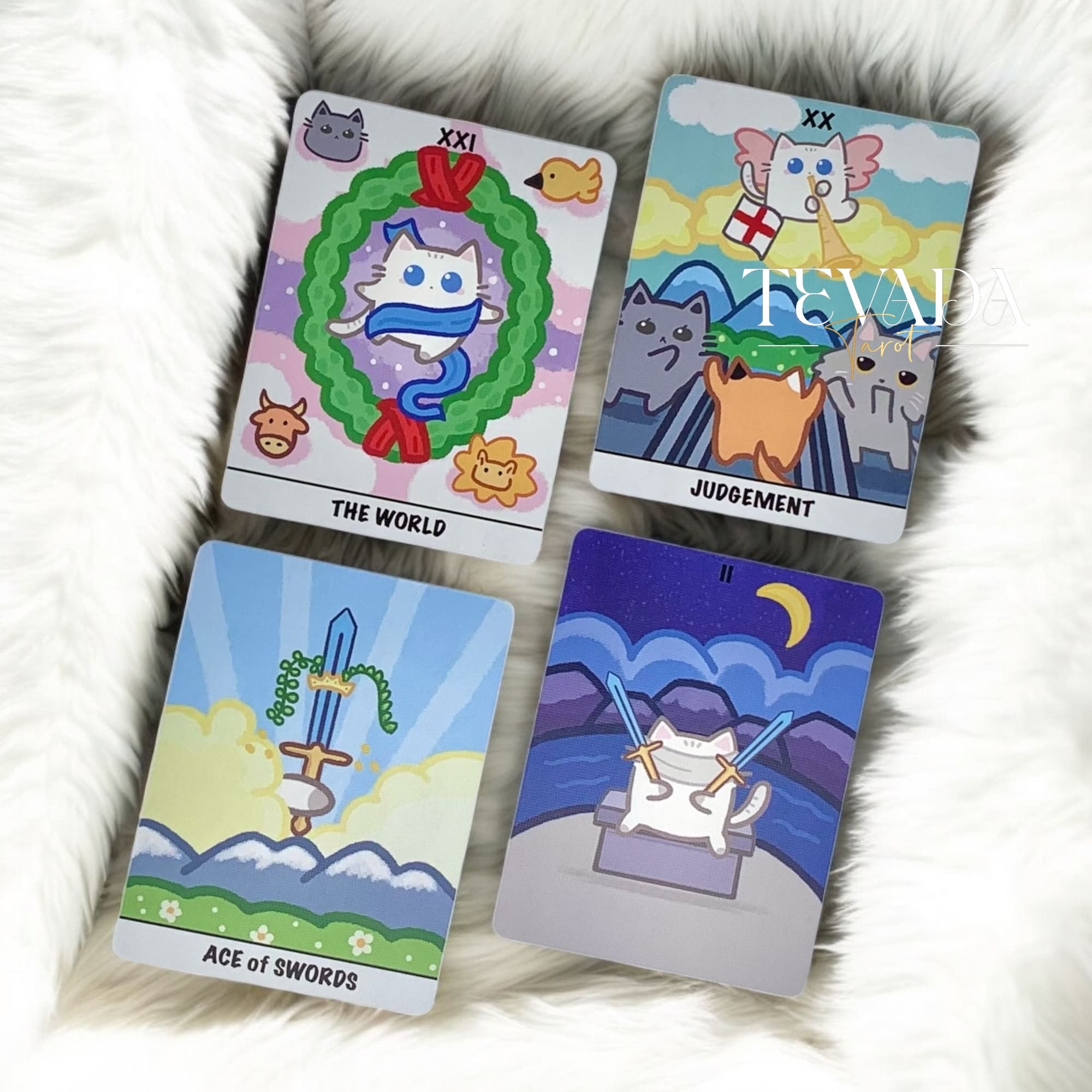Explore the Cat Squad Tarot—a 78-card deck of charming white cats offering playful yet insightful readings for beginners and seasoned tarot readers.