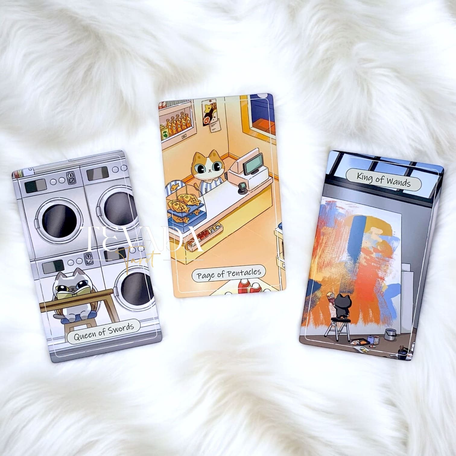 Explore the whimsical Catopia Tarot deck! This 78-card set offers intuitive insights through enchanting cat-themed artwork, perfect for seekers of magic and clarity in their journeys.