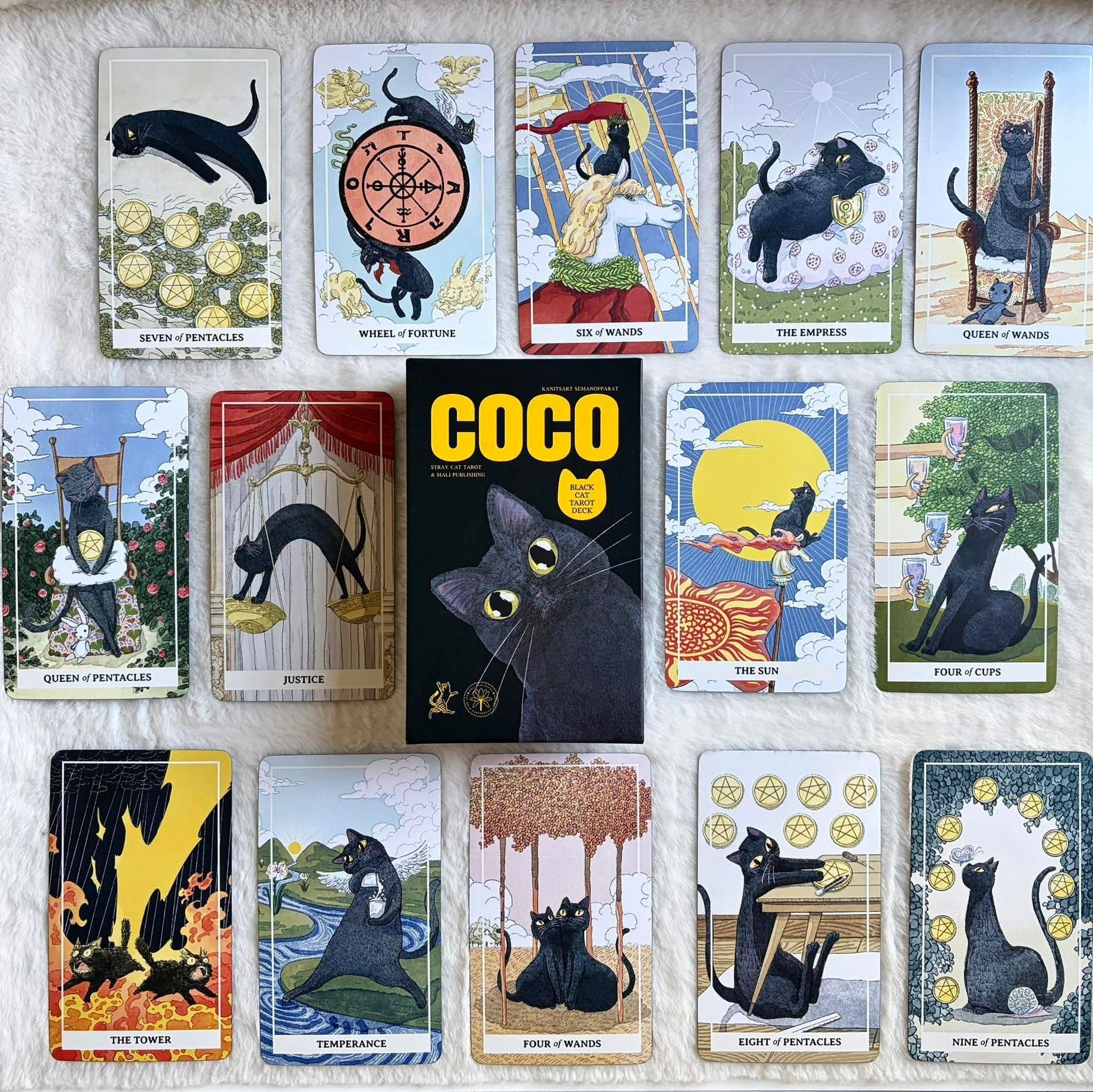 【Ship by Jan 31】Coco Black Cat Tarot PRO Edition