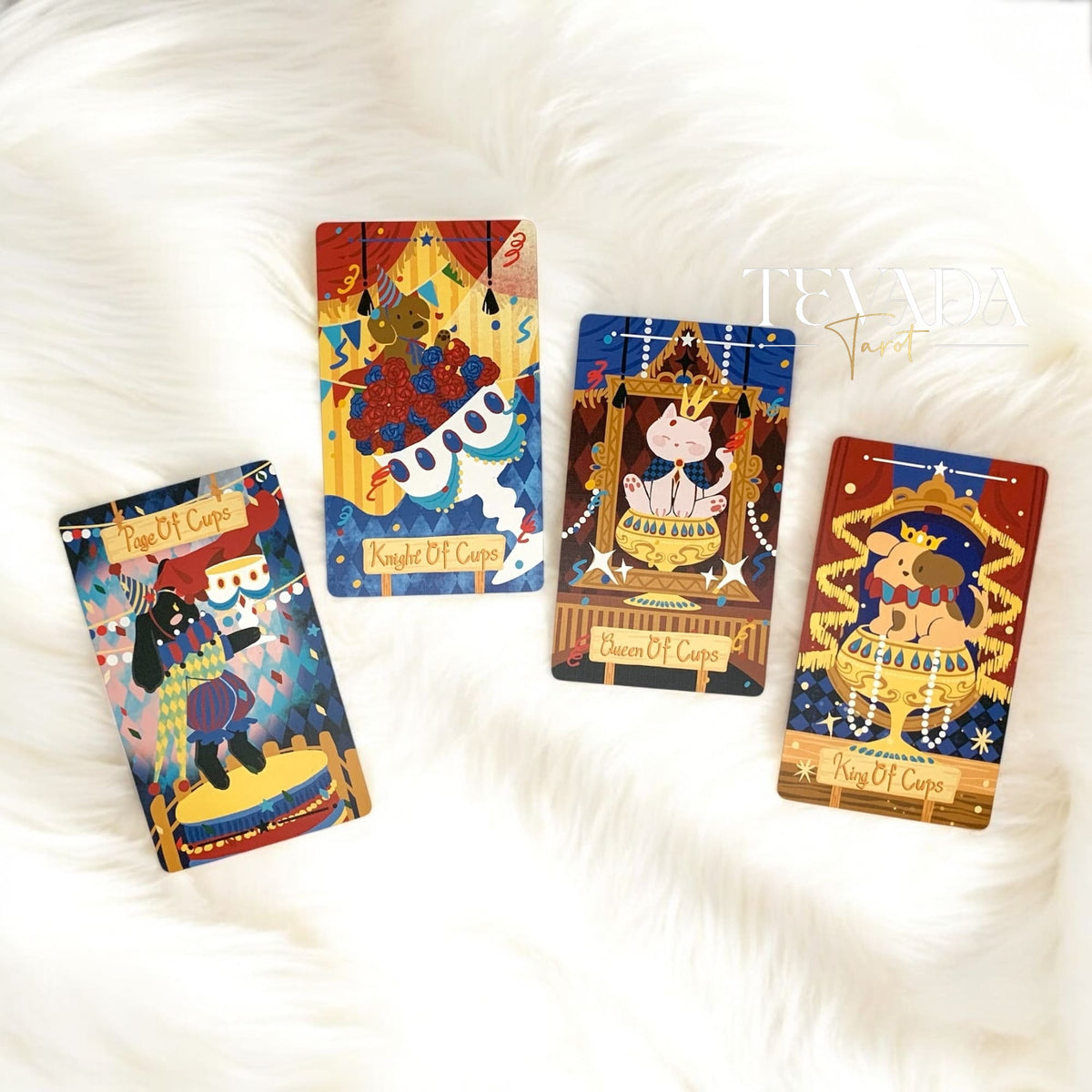 Dramagiac Tarot RED は、毎日のリーディングに喜び、明晰さ、そして魔法の導きをもたらす、かわいい動物をテーマにしたタロットデッキです。