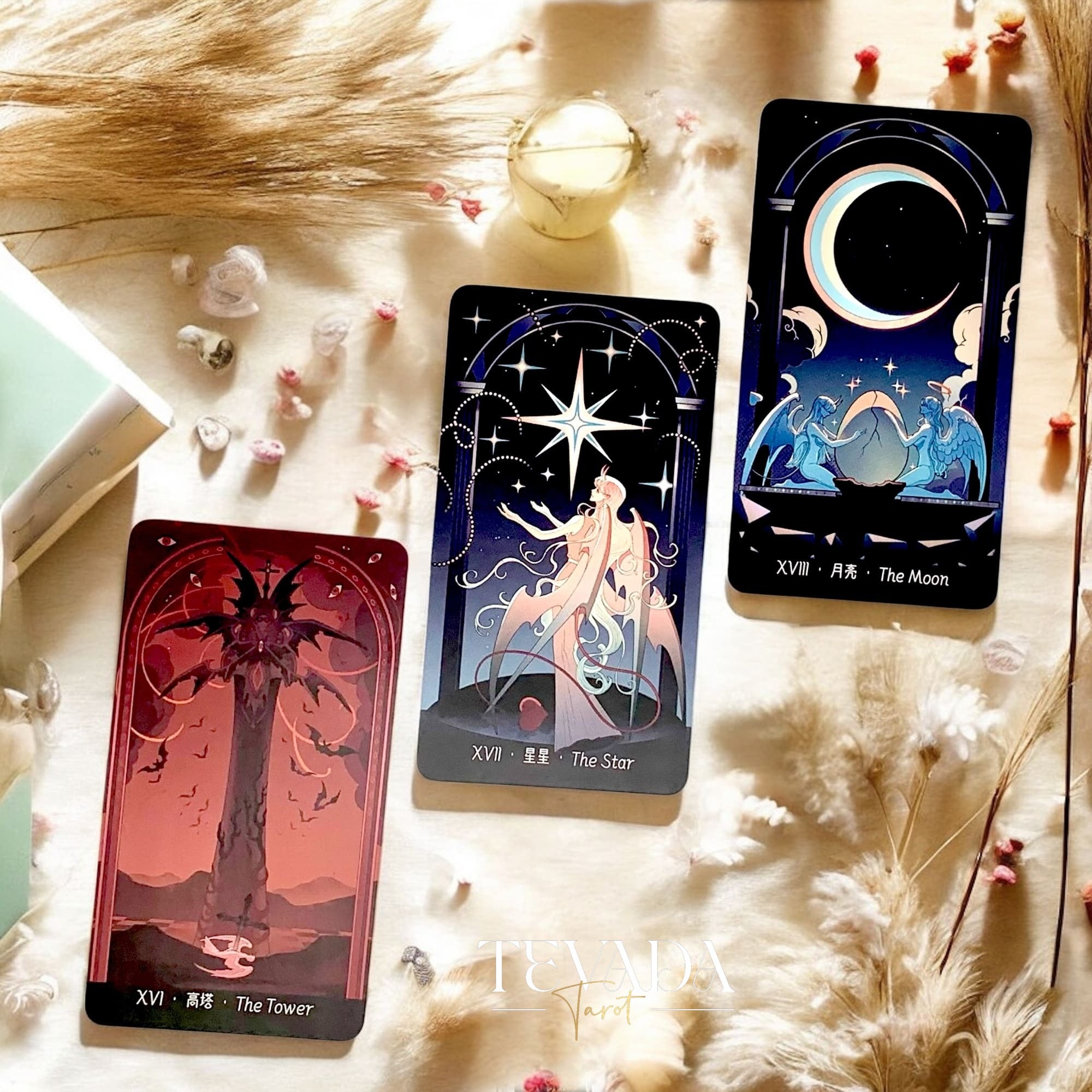 Explore the Dreamy Wings Tarot, a fantasy-inspired 78-card deck revealing light, shadow, and self-discovery. A magical tool for intuitive readings and deep personal guidance.