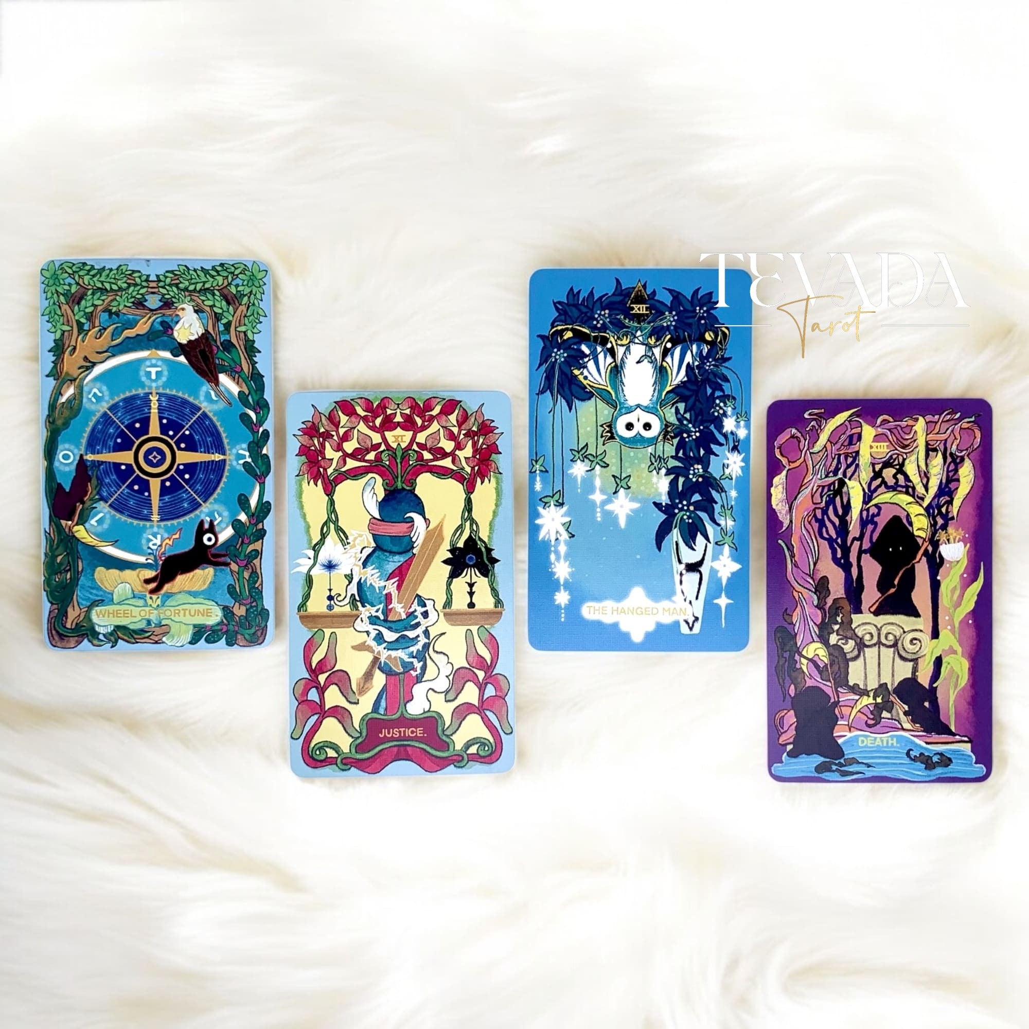 Explore rare plants and mystical guardians in Exotic Flora Tarot Twilight Edition—a surreal botanical tarot deck for intuitive, magical readings.