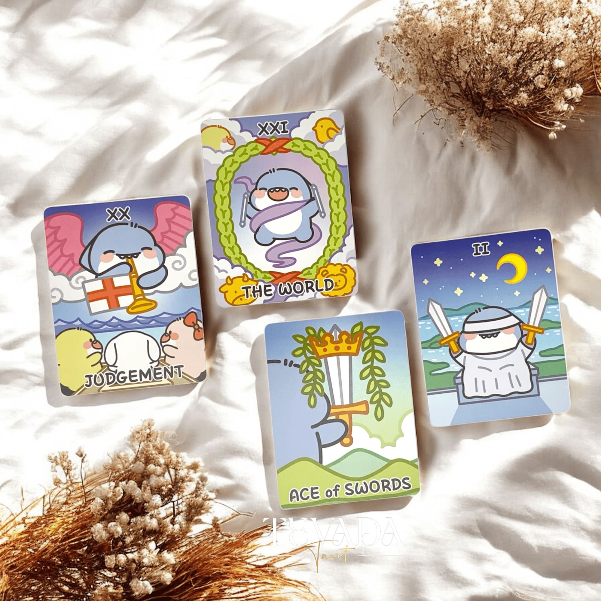 Dive into the FatShark Tarot Deck—a charming, cartoon-style tarot that blends clarity, intuition, and playful shark characters to bring joyful guidance to every reading.