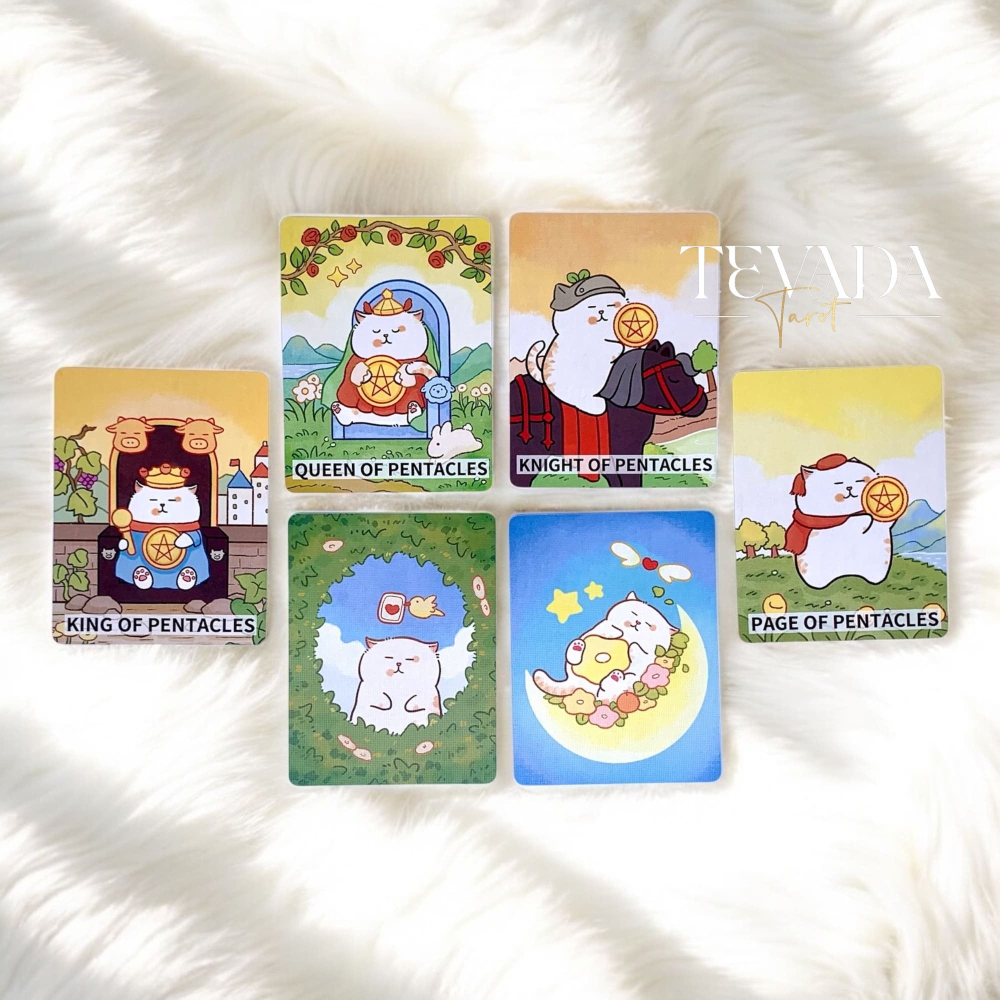Discover the Jiuyujiang Chubby Cat Tarot, a 78-card deck featuring adorable cats that bring playful charm and intuitive insight to your daily tarot practice.