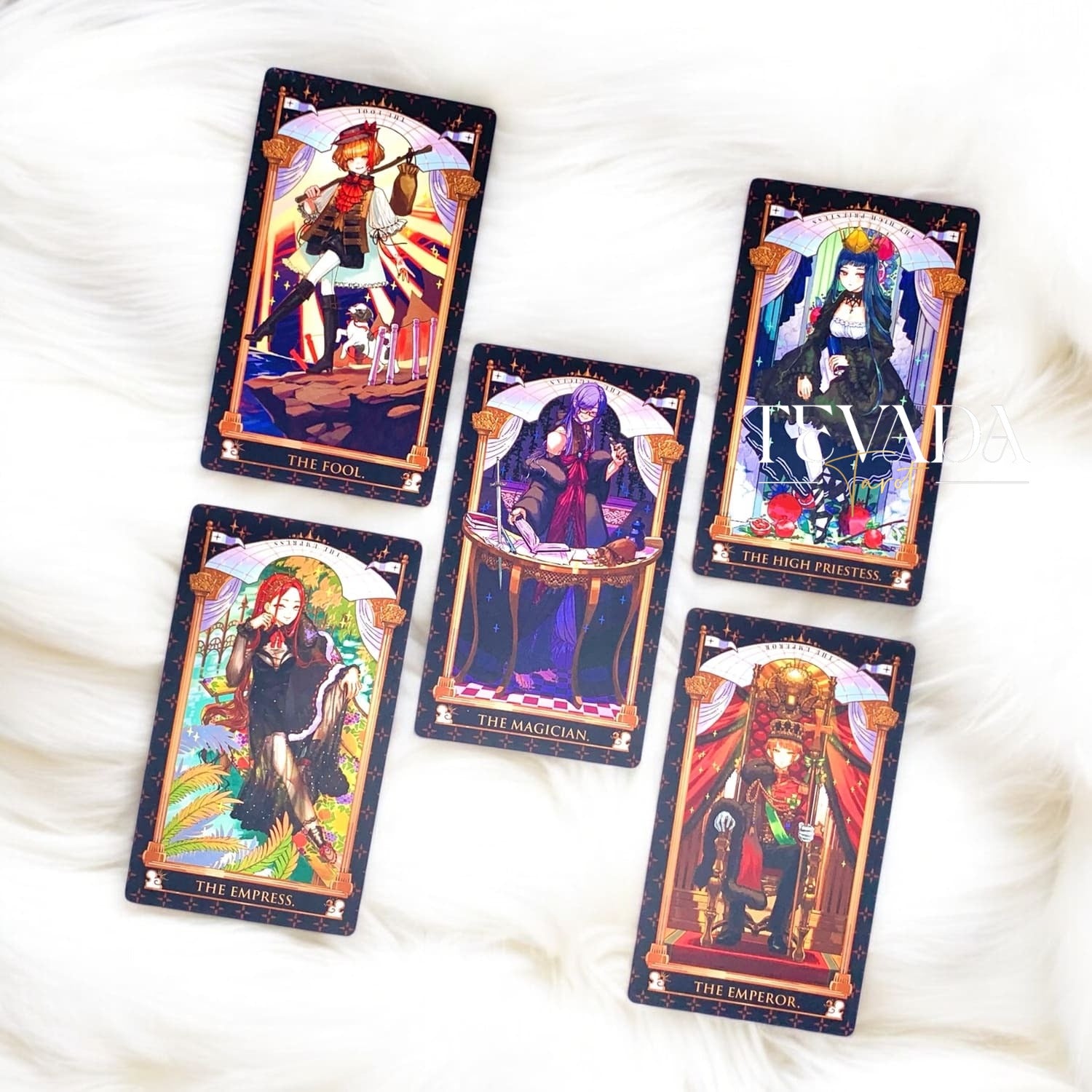 Luna’s Gothic Tarot is a 78-card deck featuring mystical Gothic art, rich symbolism, and intuitive depth—ideal for readings, reflection, and spiritual discovery.