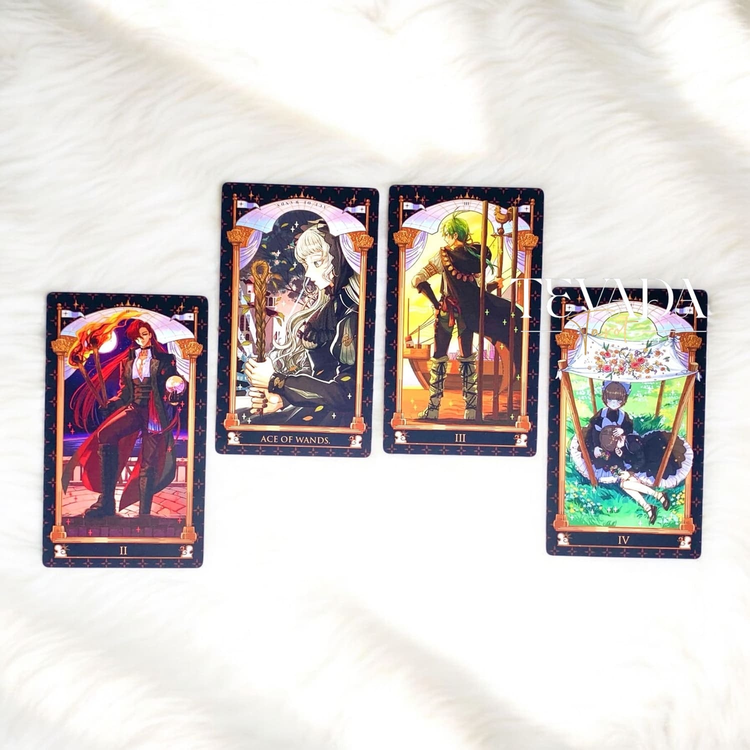 Luna’s Gothic Tarot is a 78-card deck featuring mystical Gothic art, rich symbolism, and intuitive depth—ideal for readings, reflection, and spiritual discovery.