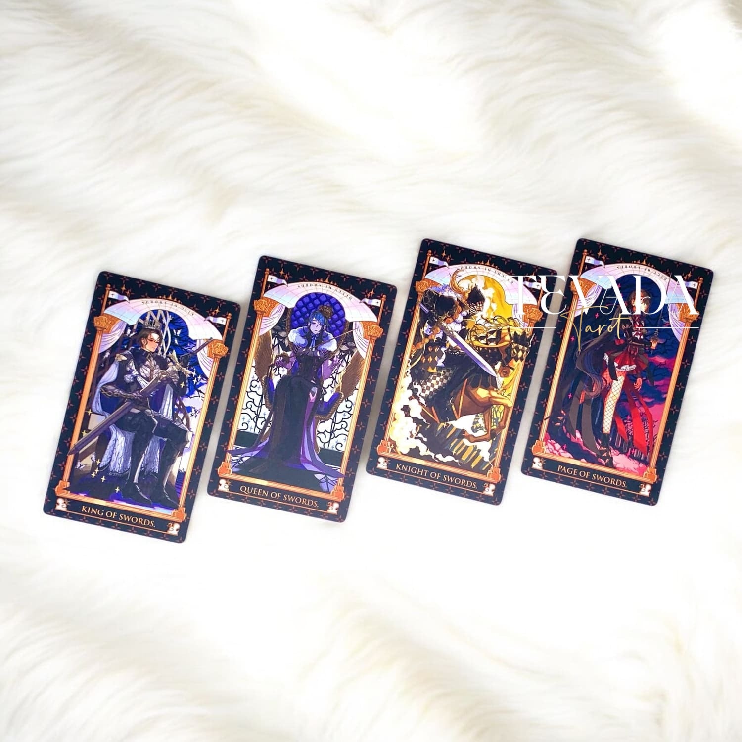 Luna’s Gothic Tarot is a 78-card deck featuring mystical Gothic art, rich symbolism, and intuitive depth—ideal for readings, reflection, and spiritual discovery.