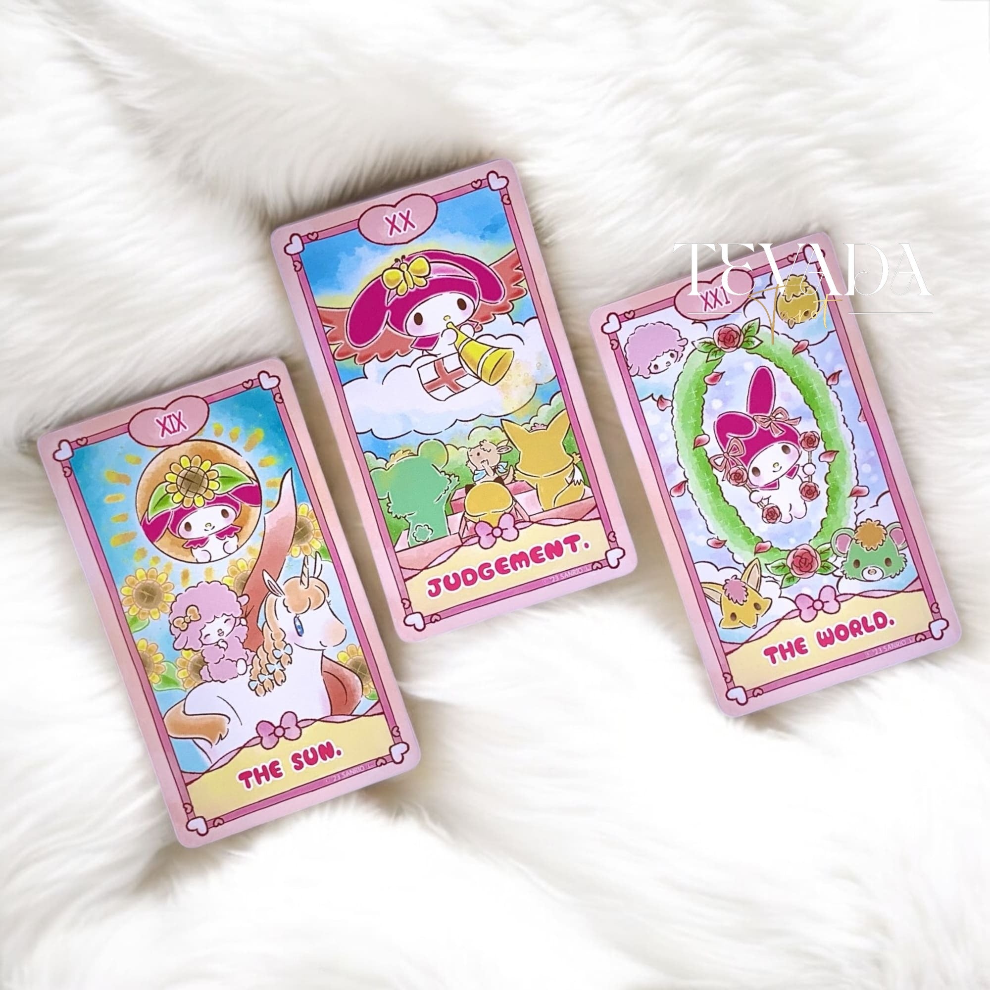 Explore intuitive tarot readings through adorable My Melody illustrations. A beginner-friendly 78-card deck for Sanrio fans and spiritual seekers.
