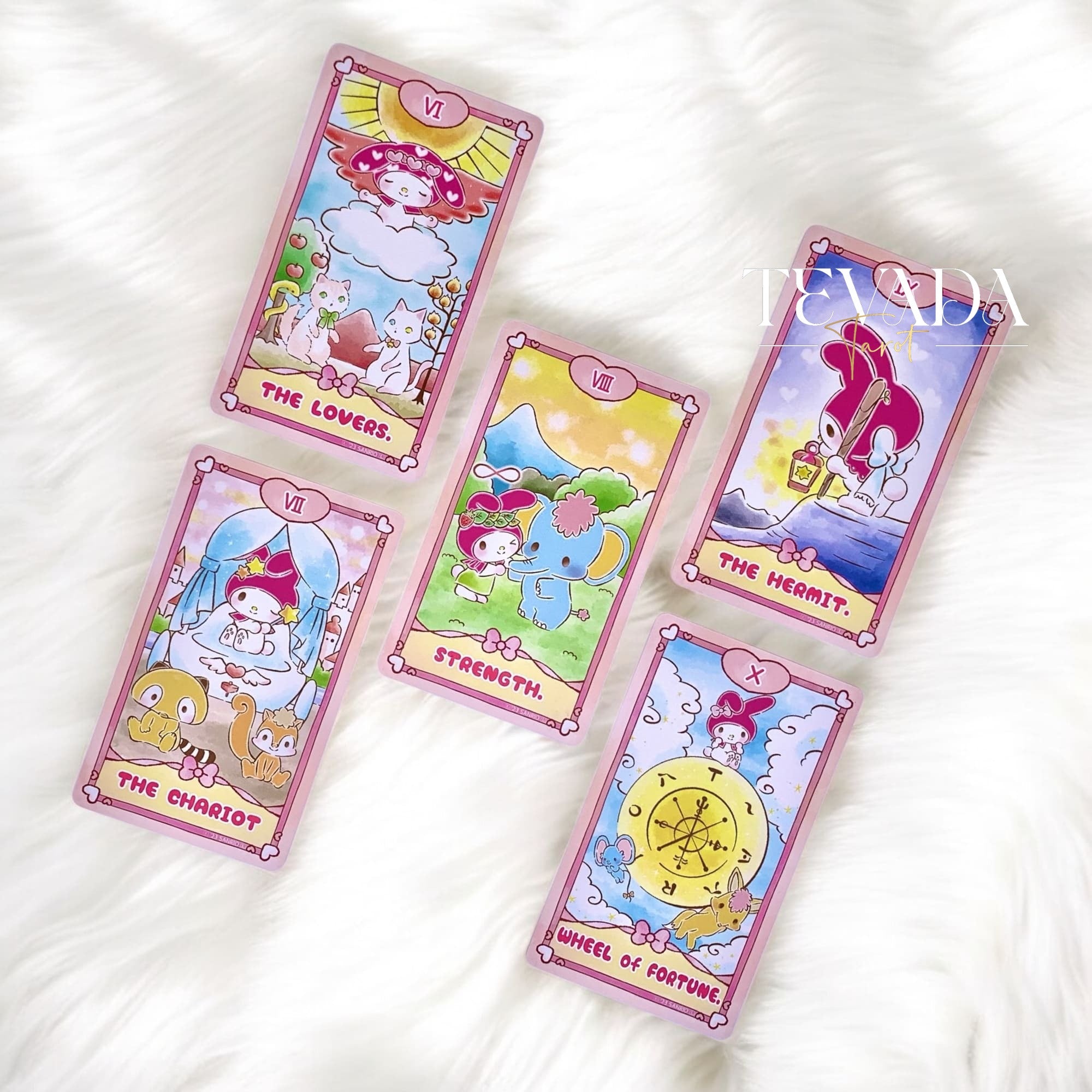 Explore intuitive tarot readings through adorable My Melody illustrations. A beginner-friendly 78-card deck for Sanrio fans and spiritual seekers.