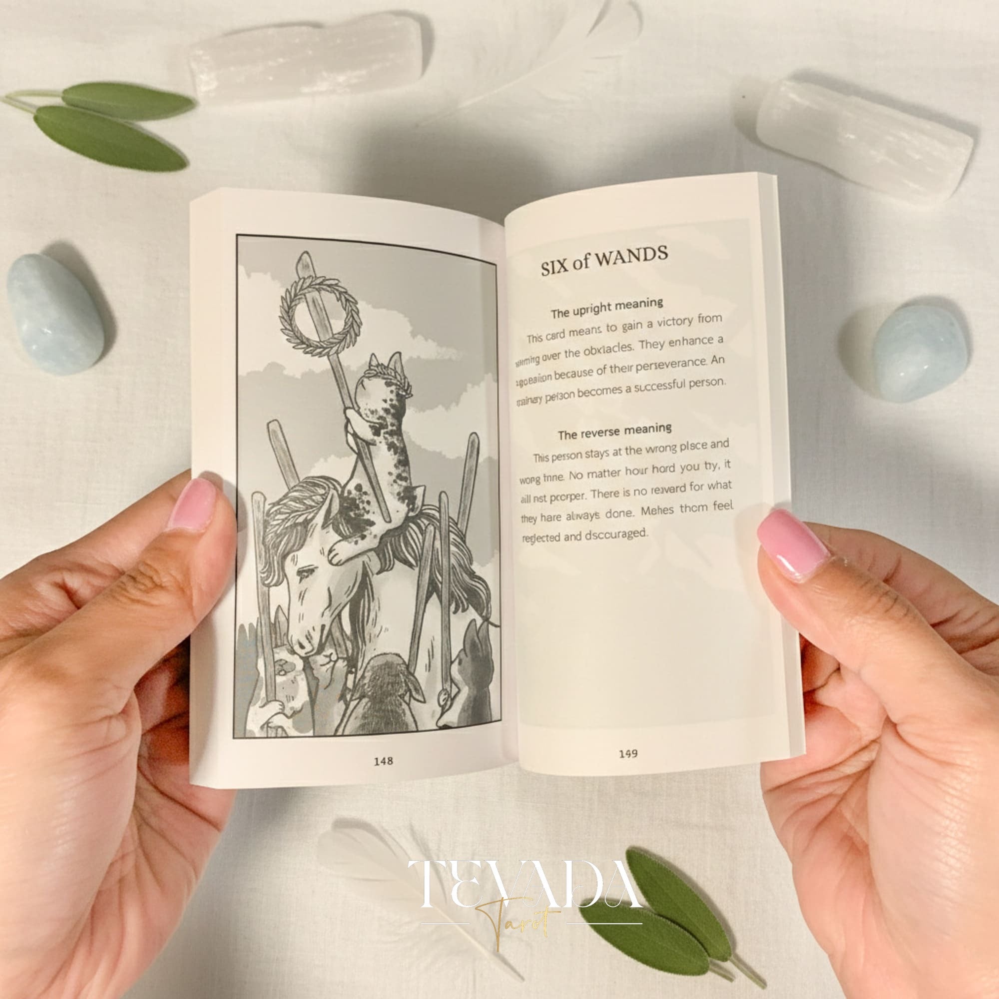 Lunalapin Rabbit Tarot caprichosas cartas de Tarot Indie de conejito de dibujos animados para la curación del niño interior y los rituales diarios.