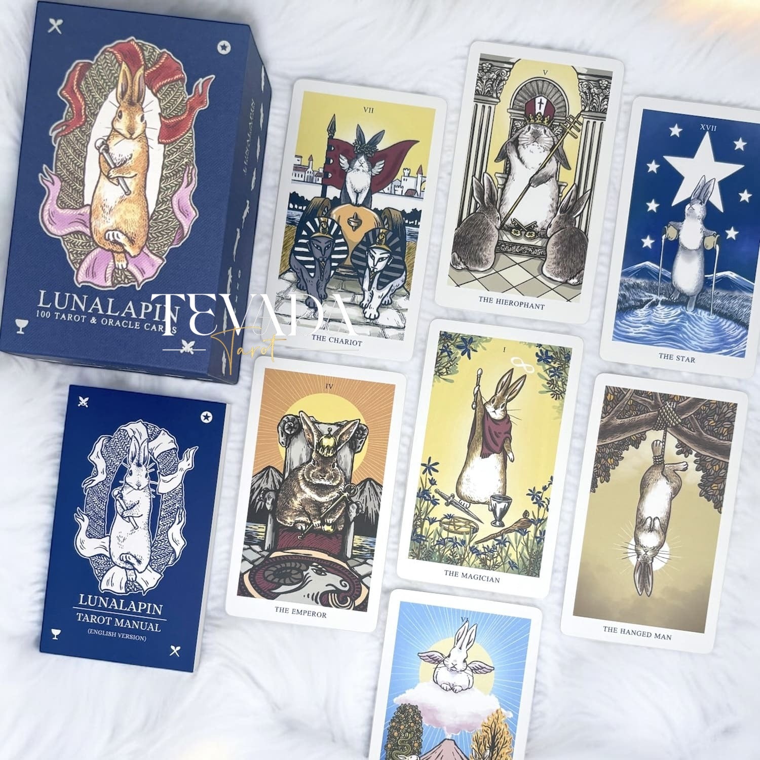 Channel your inner bunny with the Lunalapin Tarot V2! This enchanting deck uses playful art and intuitive messages to guide you on your path to self-discovery. Perfect for tarot beginners & enthusiasts!