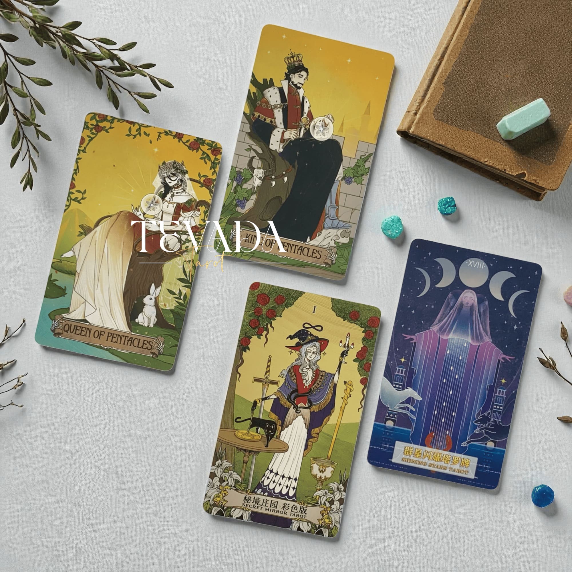 Awaken your inner witch with the Magic Awakening Tarot DELUXE Edition — a collector’s deck woven with forest magic, ancient pacts, and intuitive guidance for your spiritual journey.