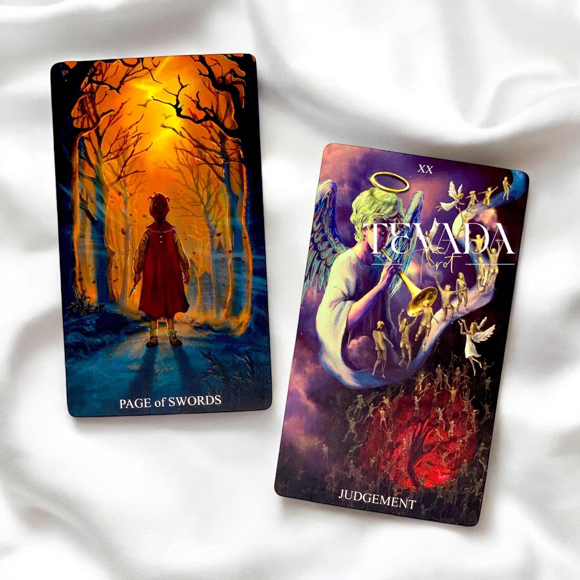 Unveil hidden truths with the Midnight Boulevard Tarot, a 78-card Halloween-themed deck that explores the mystical realms between light and shadow. Perfect for intuitive readings and self-discovery.