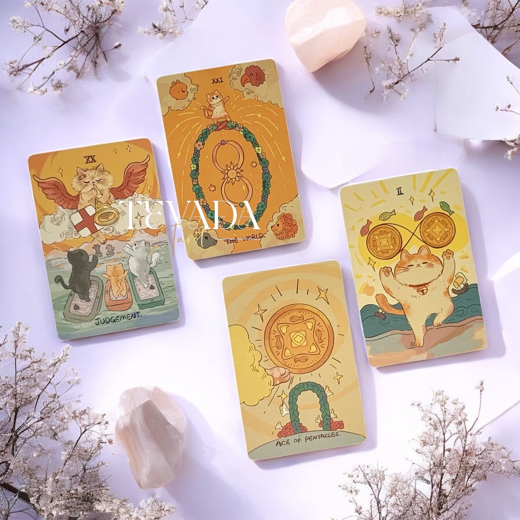 Discover the Mita Cat Tarot Pocket—78 magical cat-themed tarot cards for intuitive readings, guidance, and daily inspiration. Perfect for tarot lovers and beginners alike.
