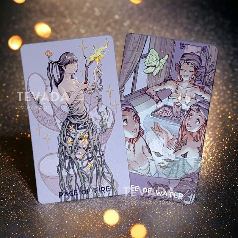 Unlock your intuition with the Monsoon Tarot Limited Edition. This 78-card deck features stunning Japanese Anime art in elegant, dreamy colors. Gain clarity, guidance, and personal growth through the wisdom of the tarot.