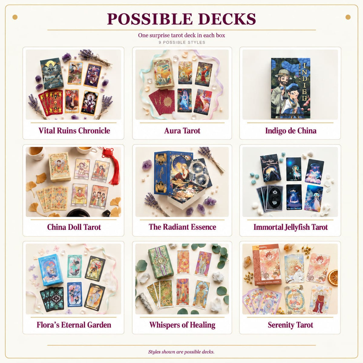 【Available Oct 10th】TEVADA Tarot Mystery Box (US only)