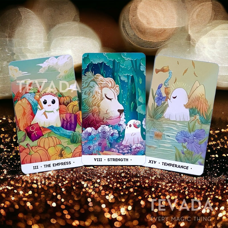 Unlock your intuition with the adorable Orchid Valley Tarot!  This 78-card deck by Cute Orchid company features enchanting stories & wisdom in a charming, portable format. Perfect for beginners & tarot enthusiasts!