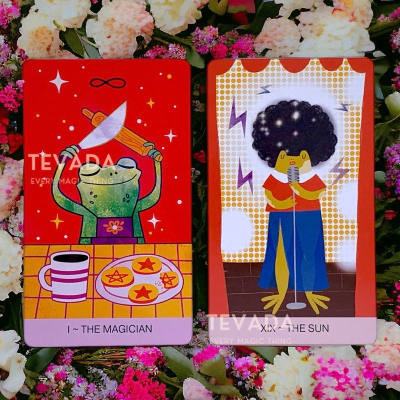 Hop into destiny with Phorg Tarot – a ribbiting adventure of cuteness and cosmic insights! Let charming frog friends guide your intuition in this whimsical tarot deck. Unleash the magic now!