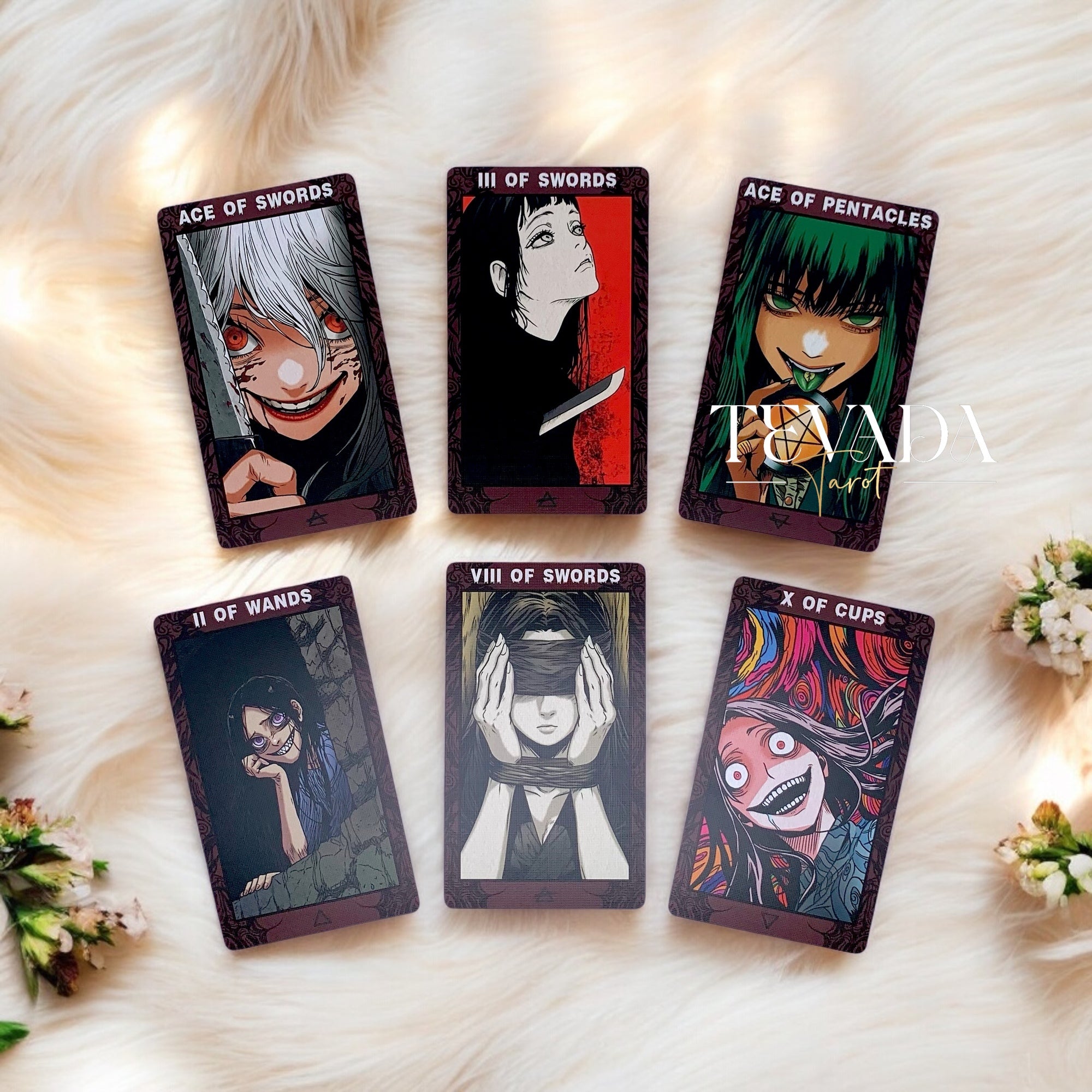 Explora el Soul Splash Tarot, una baraja de 82 cartas que combina el arte del cómic con una narración intuitiva. Enfréntate a los miedos, acepta la transformación y sumérgete en un mundo visualmente impresionante de magia y belleza grotesca.