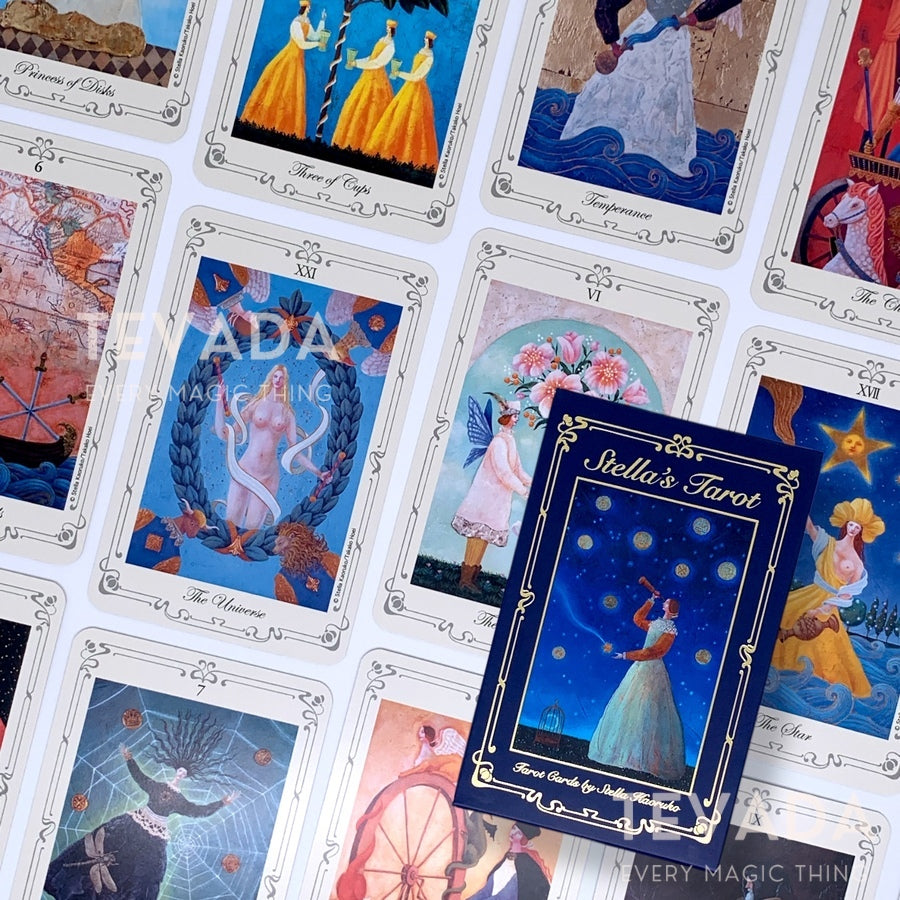 Explore the magic of Stella's Tarot - the perfect blend of intuitive art and mystical tradition. Ideal for both tarot beginners and experts.