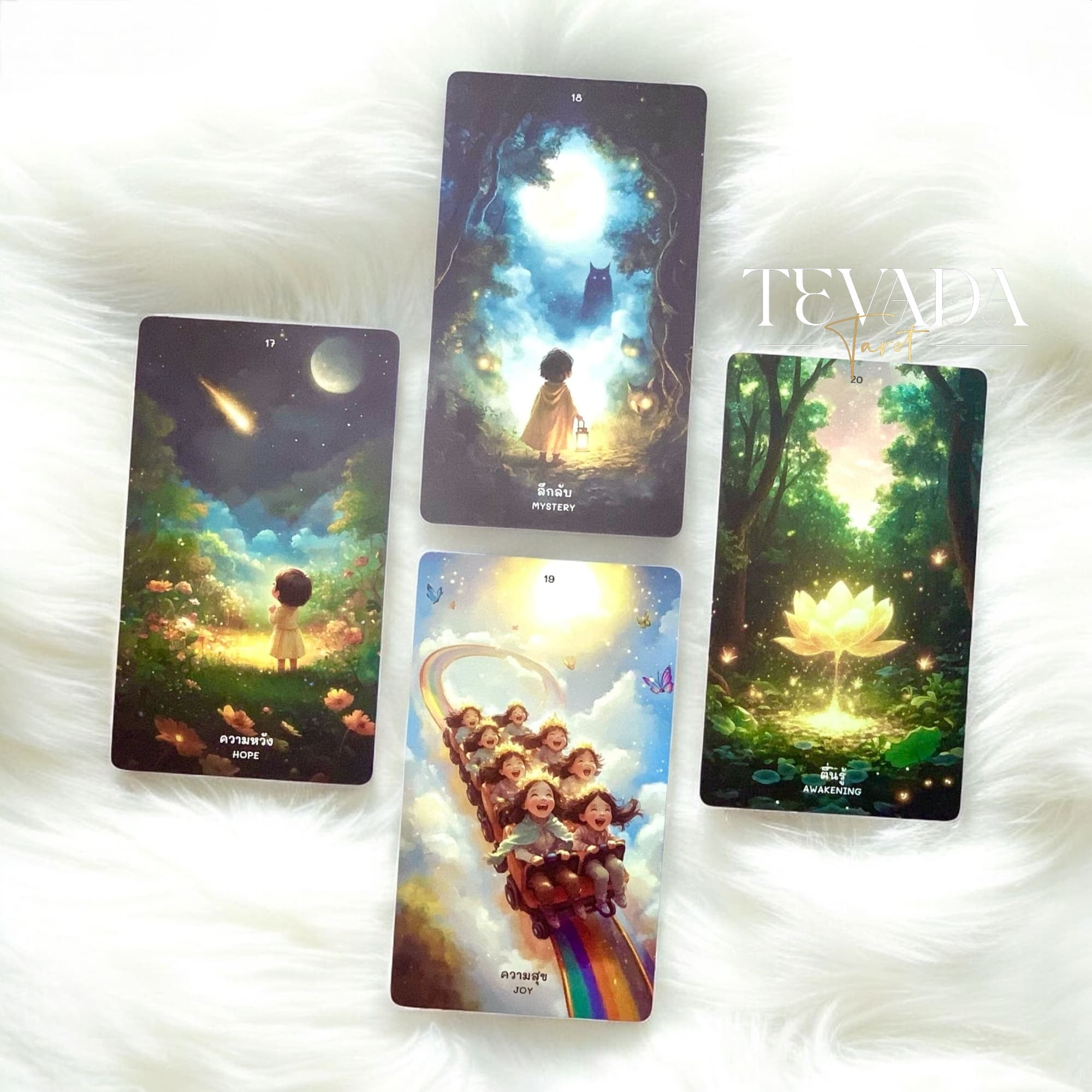 Discover the Sun Child Oracle Deck—78 intuitive cards for personal growth, clarity, and inspiration. Step into a magical journey filled with light, hope, and transformative guidance.