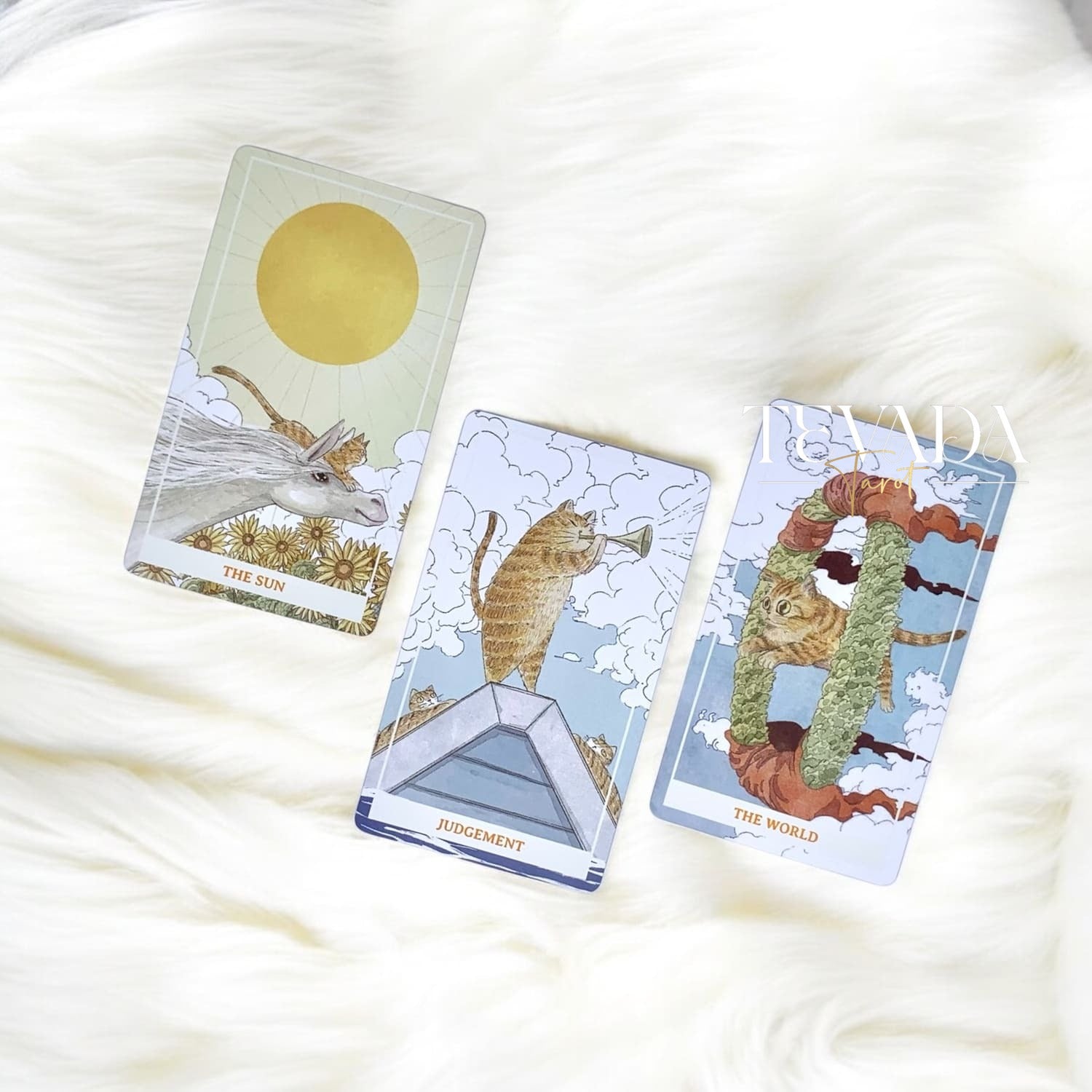 Discover the magic of Sunny Tarot! This 78-card deck blends playful orange cat energy with intuitive guidance, bringing warmth, joy, and clarity to your readings. Perfect for tarot lovers of all levels!