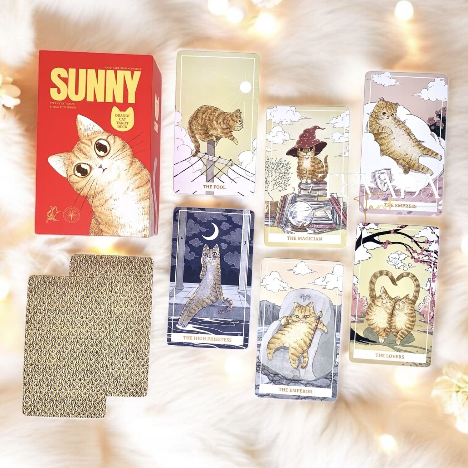 Discover the magic of Sunny Tarot! This 78-card deck blends playful orange cat energy with intuitive guidance, bringing warmth, joy, and clarity to your readings. Perfect for tarot lovers of all levels!
