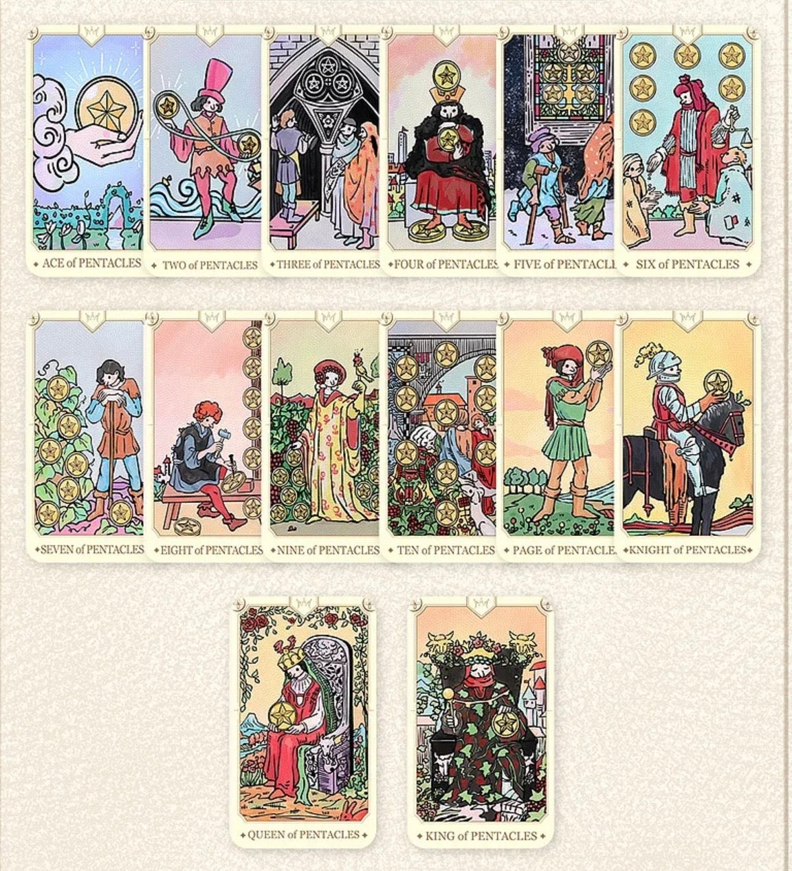 Key to the Tiny Adventure Tarot regular edition whimsical miniature-world indie tarot deck for daily reflection