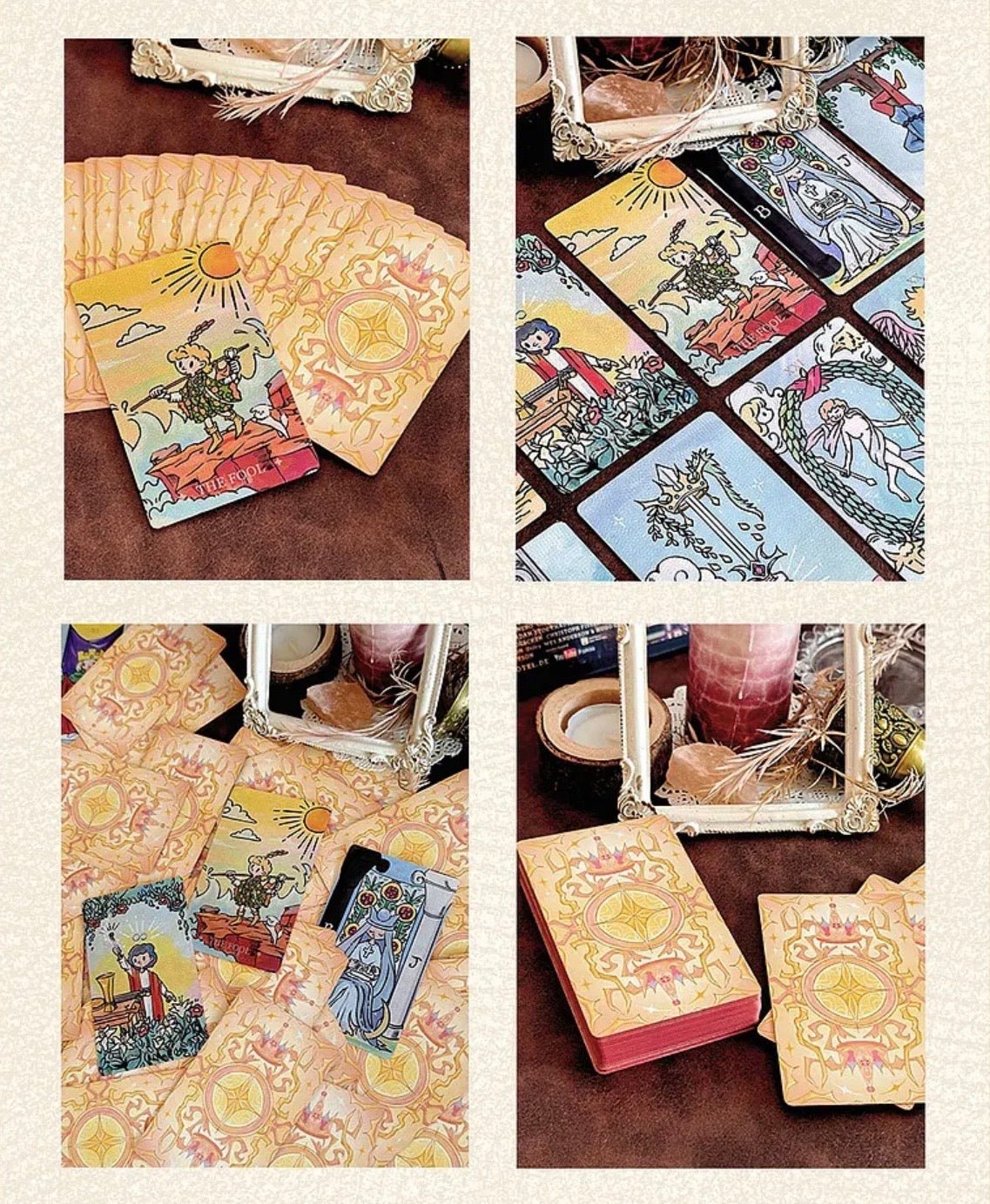 Key to the Tiny Adventure Tarot regular edition whimsical miniature-world indie tarot deck for daily reflection