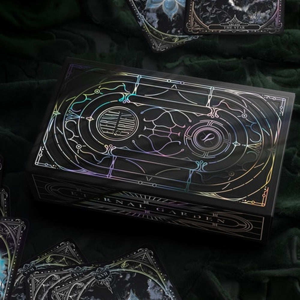 Eternal Garden Tarot botanical fantasy indie tarot deck for intuitive readings and inner growth