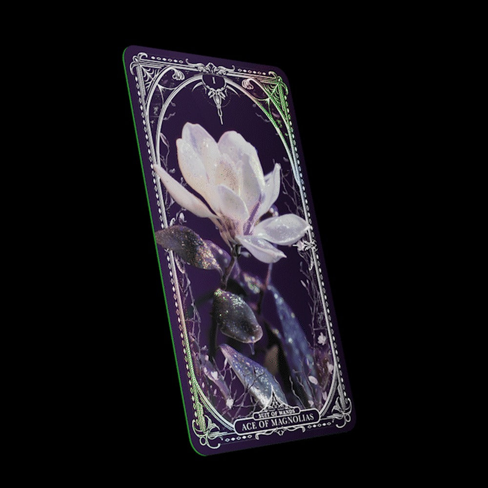 Eternal Garden Tarot botanical fantasy indie tarot deck for intuitive readings and inner growth