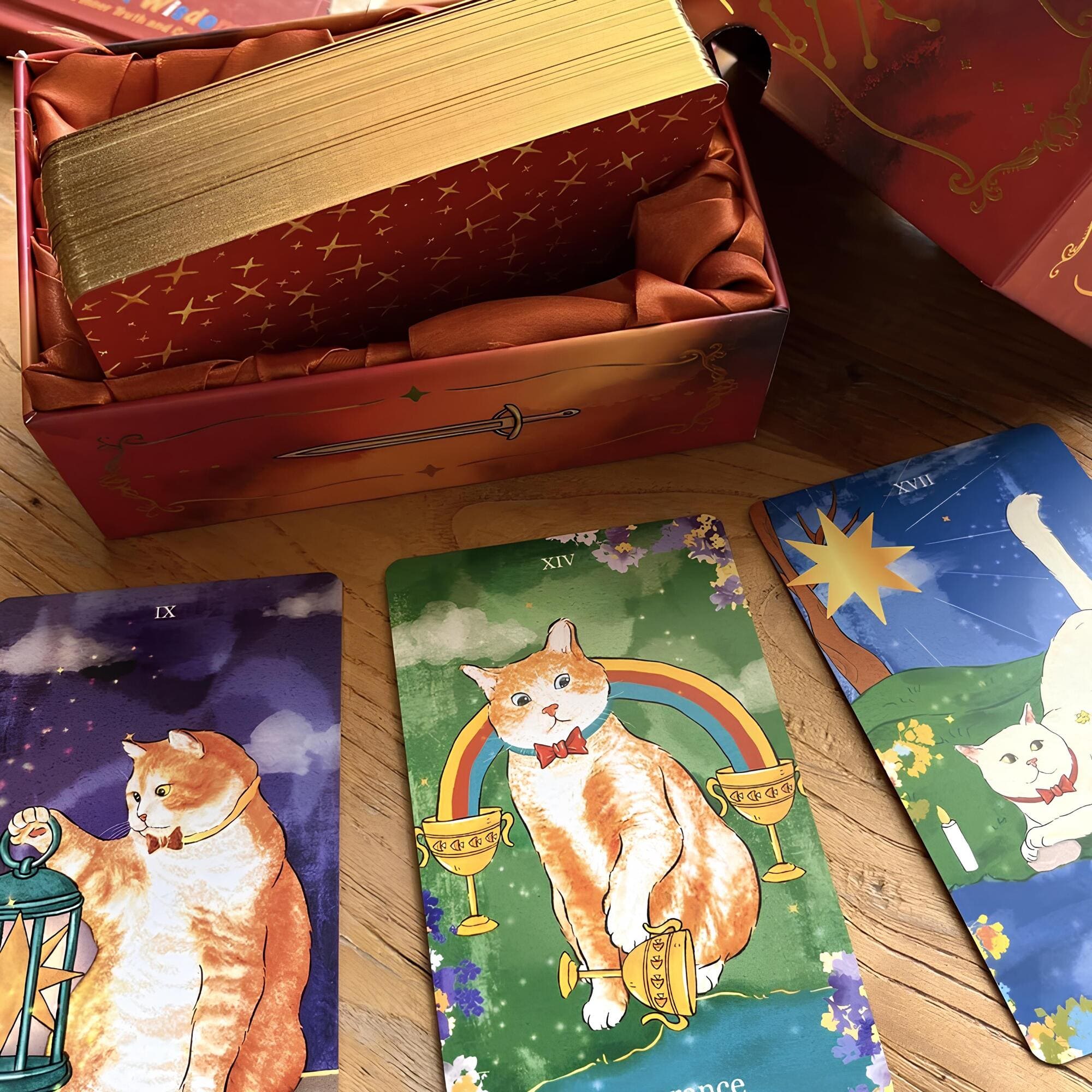 Discover The Revelation of the Cat Spirit Tarot—an intuitive, magical 78-card deck offering feline wisdom, clear guidance, and charming cat-themed divination for daily clarity and spiritual growth.