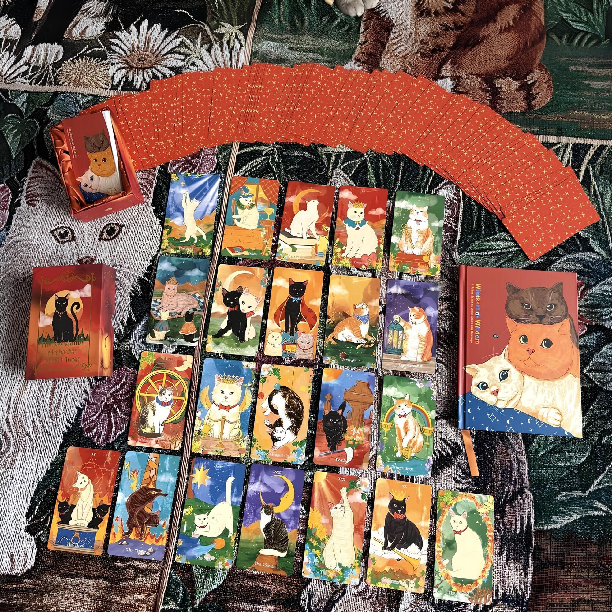 Discover The Revelation of the Cat Spirit Tarot—an intuitive, magical 78-card deck offering feline wisdom, clear guidance, and charming cat-themed divination for daily clarity and spiritual growth.