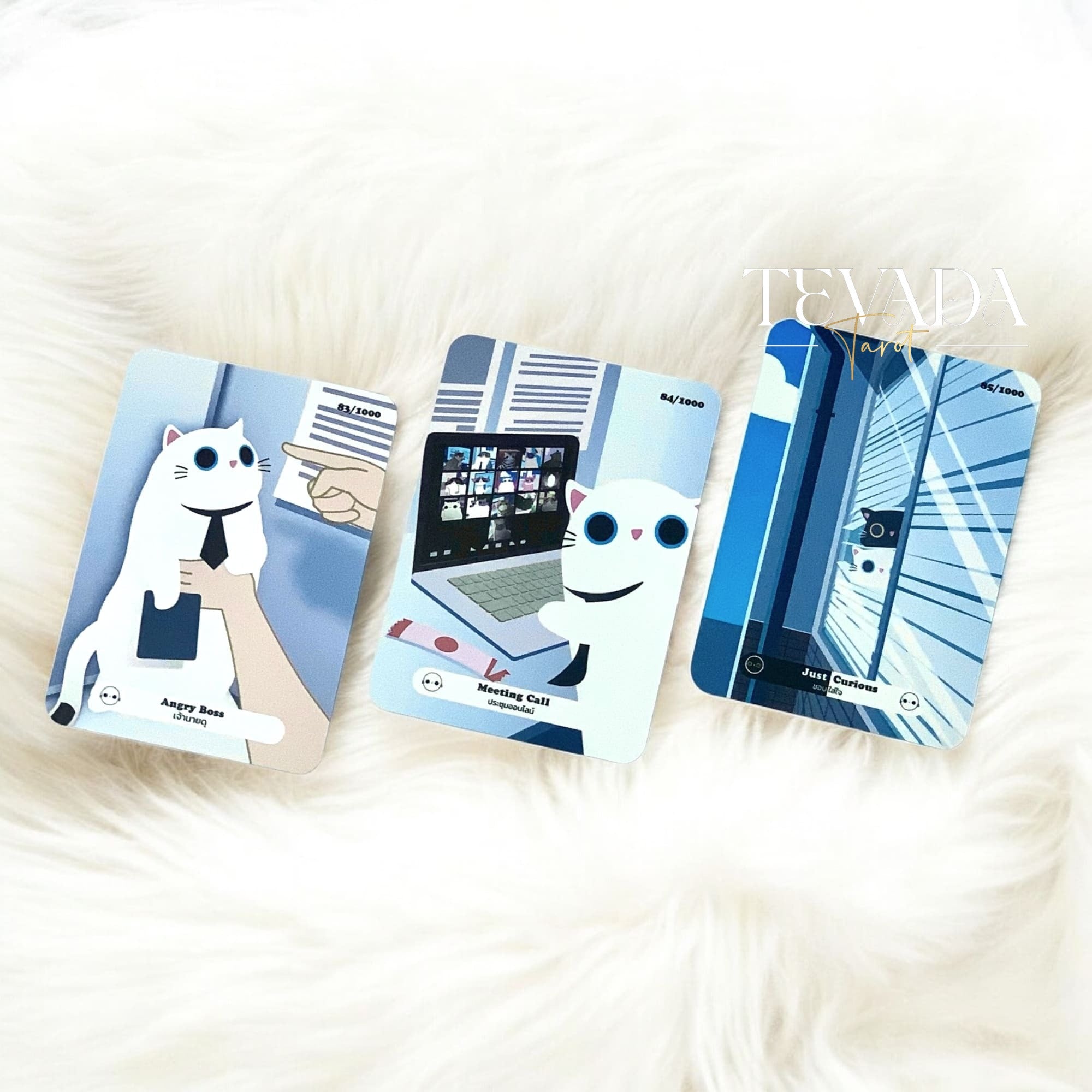 Unleash your inner office cat with the Salary Cat Oracle—a witty 30-card deck for daily insight, emotional clarity, and hilarious work-life divination. Perfect for readers who hustle and nap.