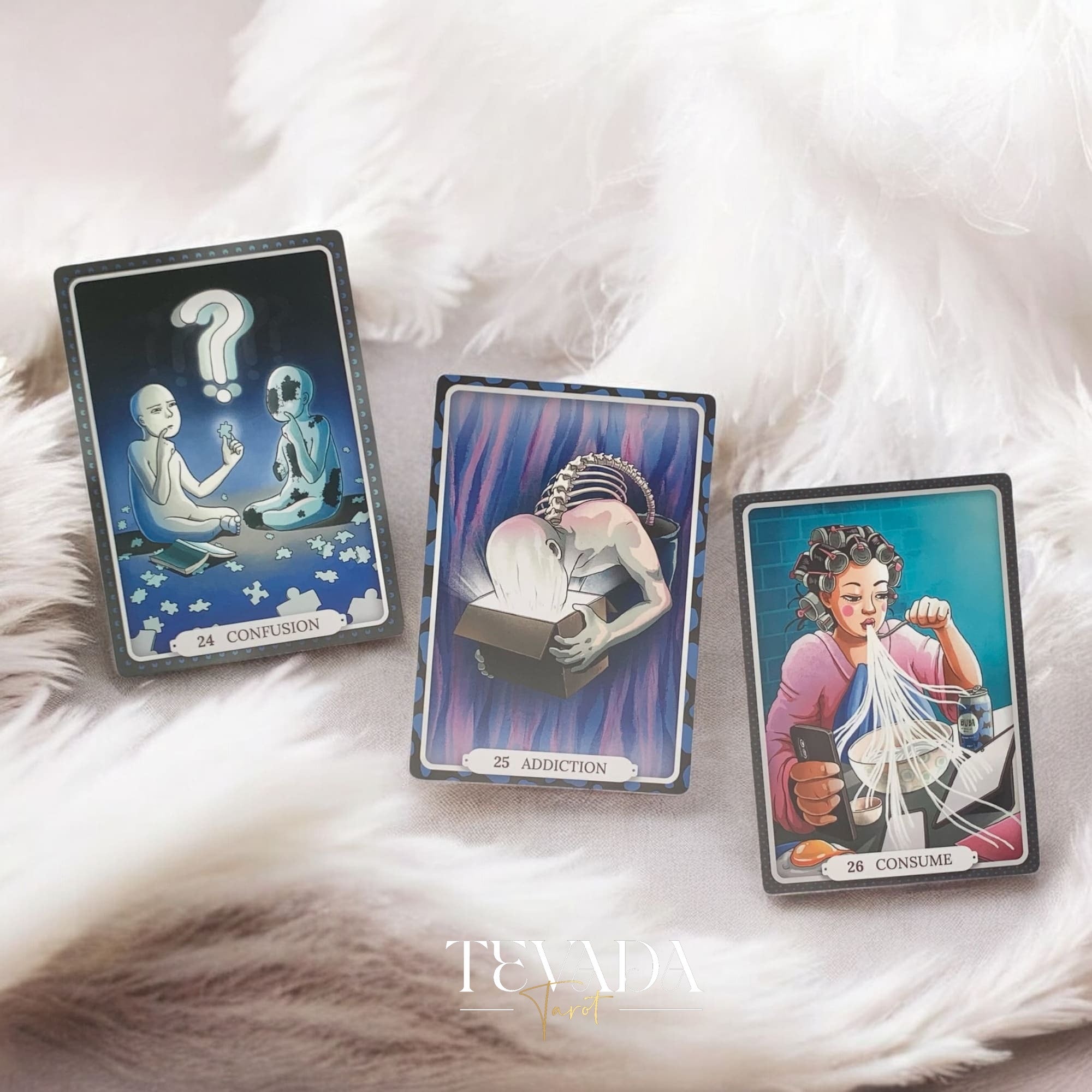 Theater of Life Oracle—66 beautifully hand‑drawn cards offering emotional insight, intuitive guidance & self‑reflection. Ideal for journaling, rituals, personal growth.