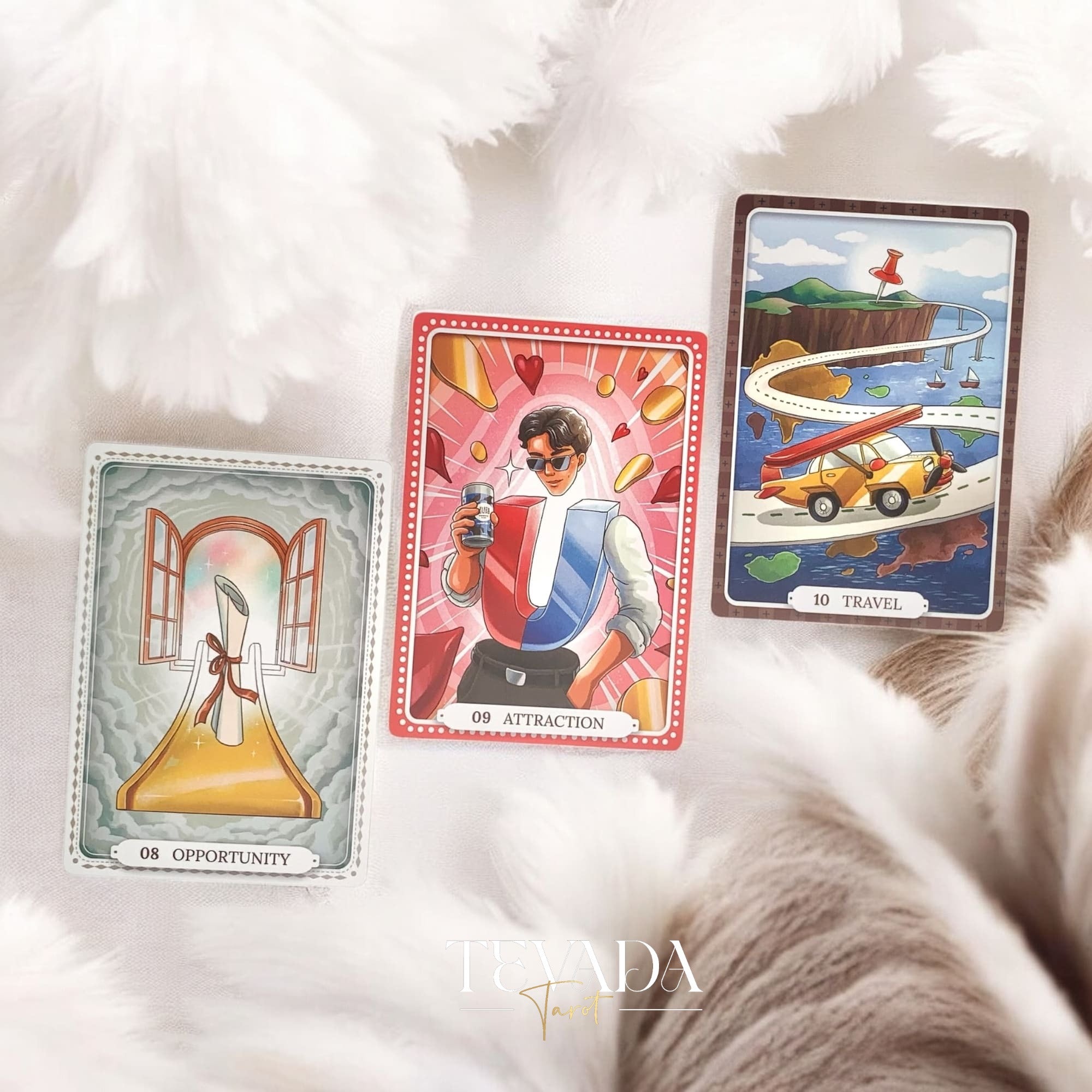 Theater of Life Oracle—66 beautifully hand‑drawn cards offering emotional insight, intuitive guidance & self‑reflection. Ideal for journaling, rituals, personal growth.