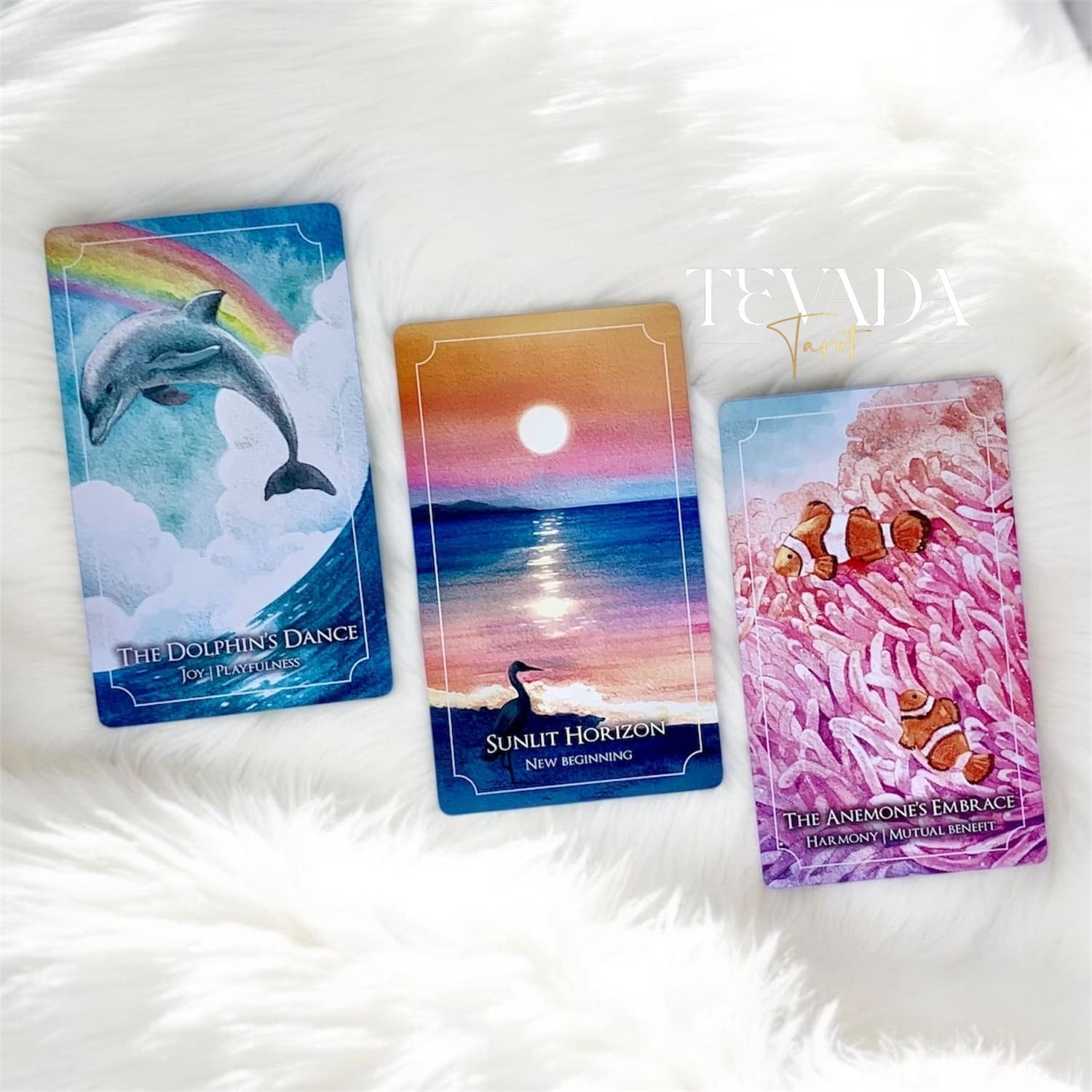 Explore serenity with the Dreaming Waves Oracle. Soft feather whispers and ocean waves inspire hope, strength, and grace in this beautiful 60-card deck perfect for self-reflection and growth.
